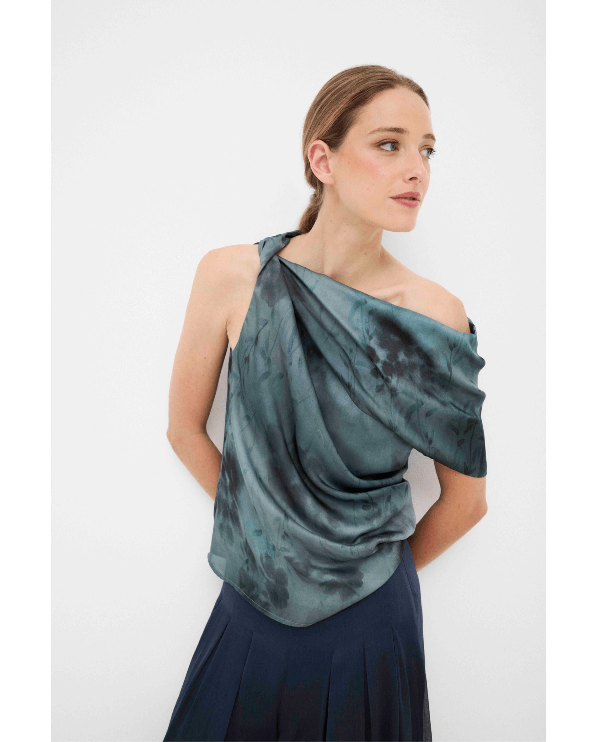 Top de mujer estampado - Bimani - Petróleo Petróleo-1