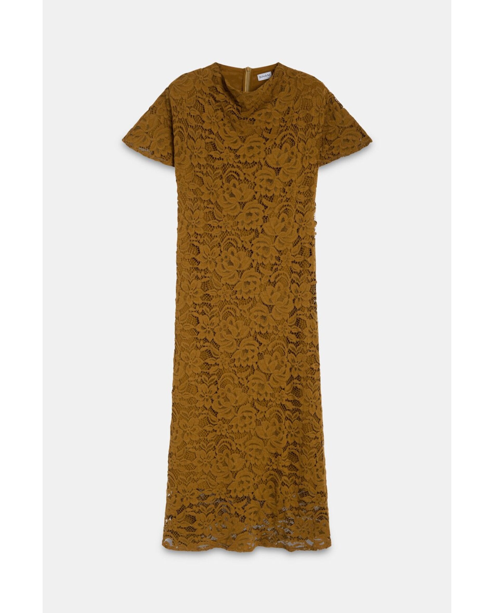 Vestido de mujer de guipur - Bimani - Verde Oliva Verde Oliva-6