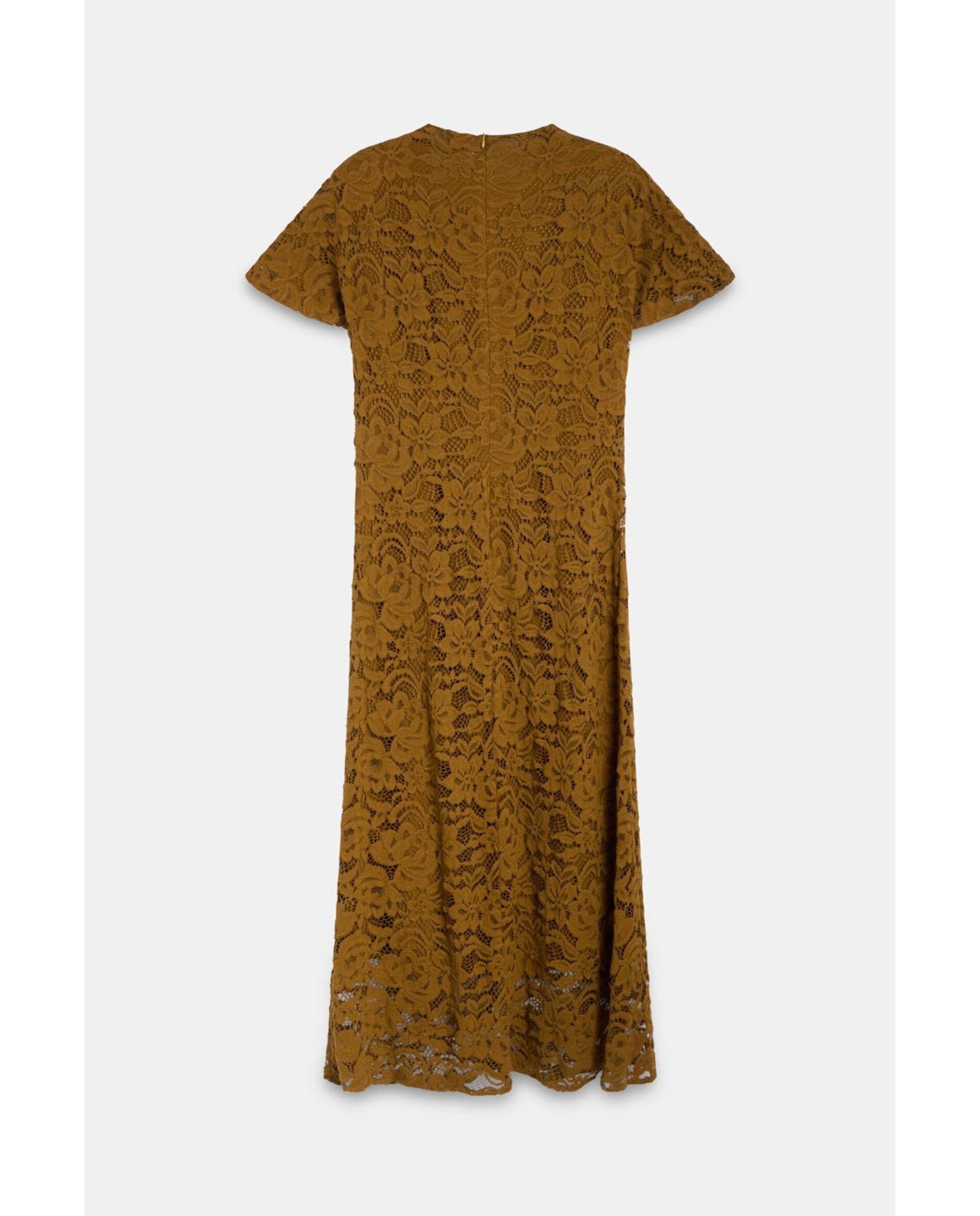 Vestido de mujer de guipur - Bimani - Verde Oliva Verde Oliva-5