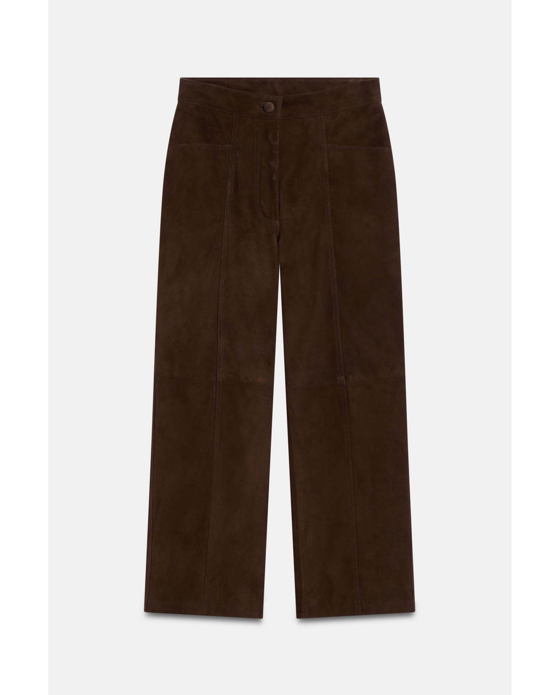 Pantalón de mujer ante - Bimani - Marrón Marrón-1