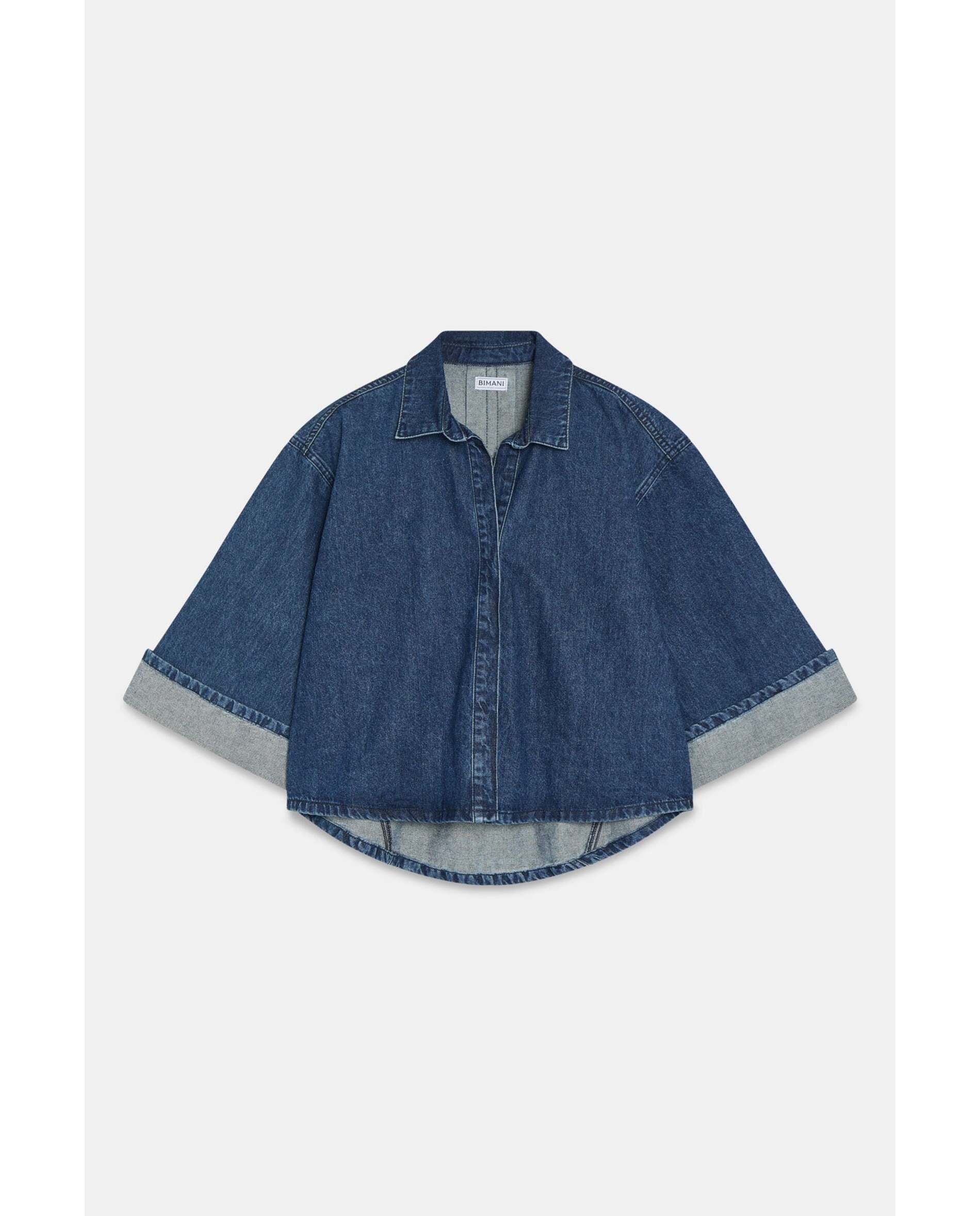Camisa de mujer denim - Bimani - Azul denim Azul denim-3