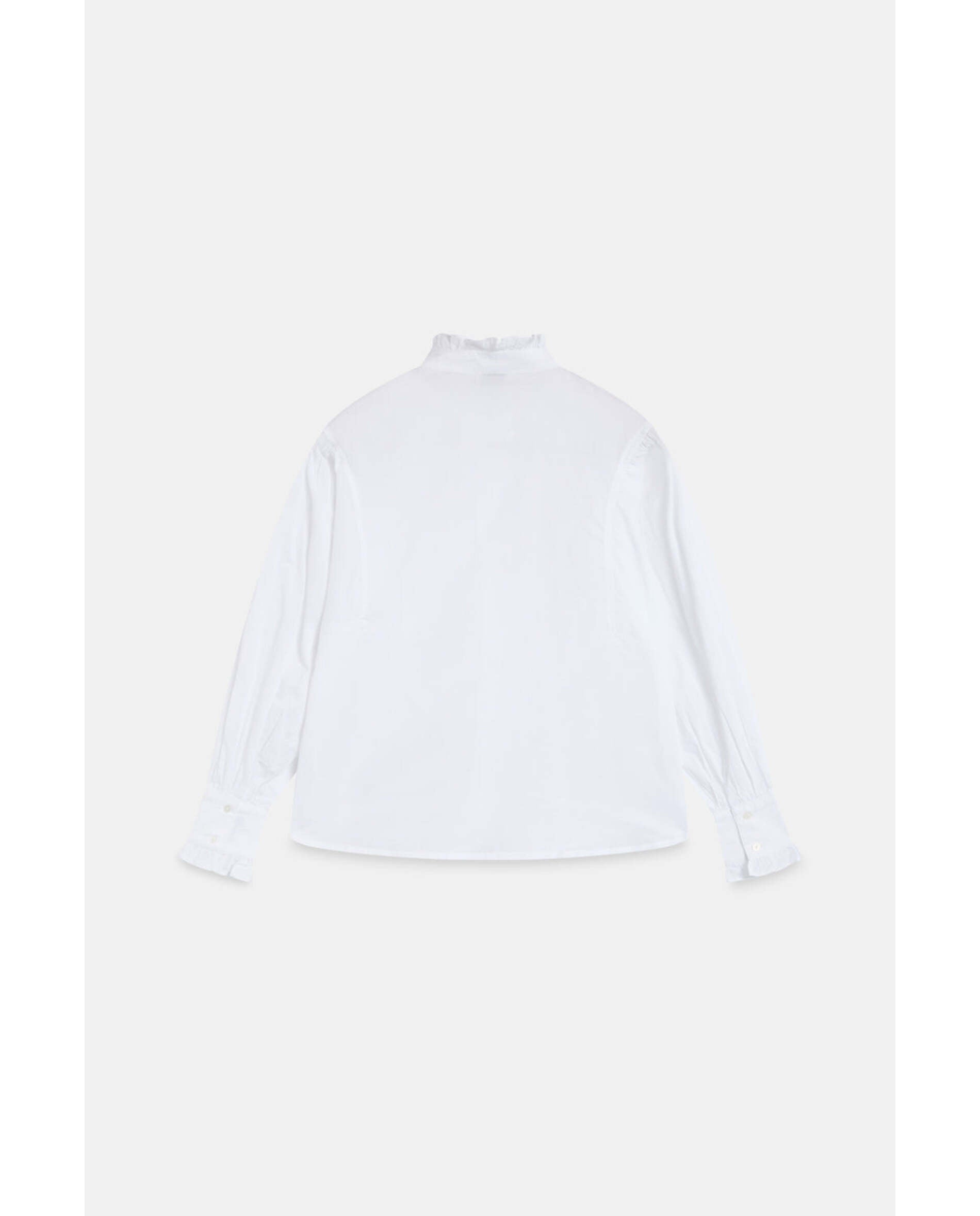 Camisa de mujer de popelín - Bimani - Blanco Blanco-3