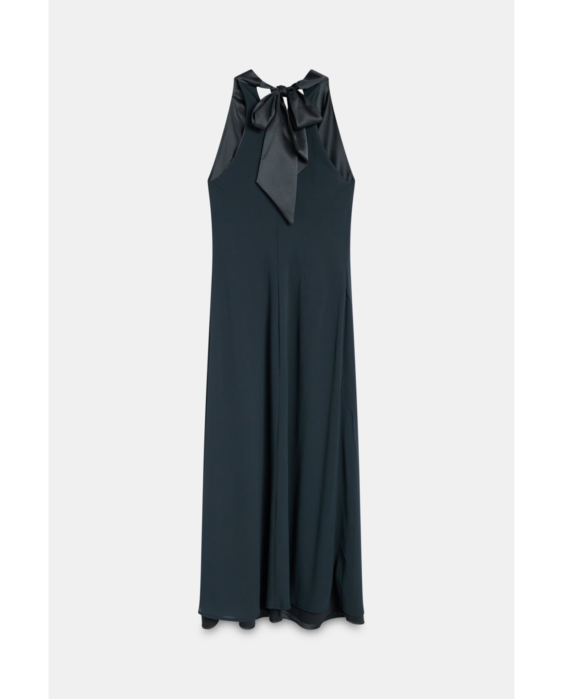 Vestido de mujer satinado - Bimani - Petróleo Petróleo-5