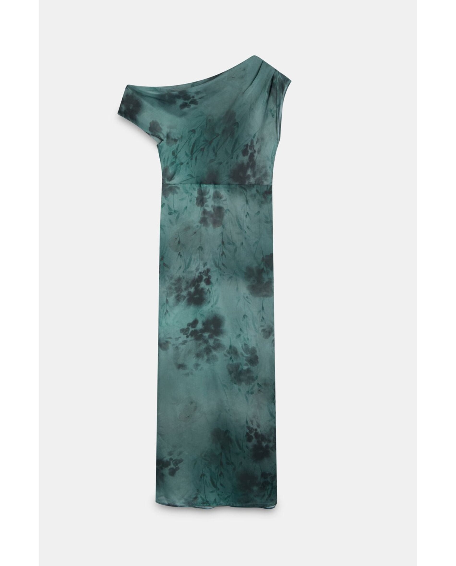 Vestido de mujer estampado - Bimani - Petróleo Petróleo-5