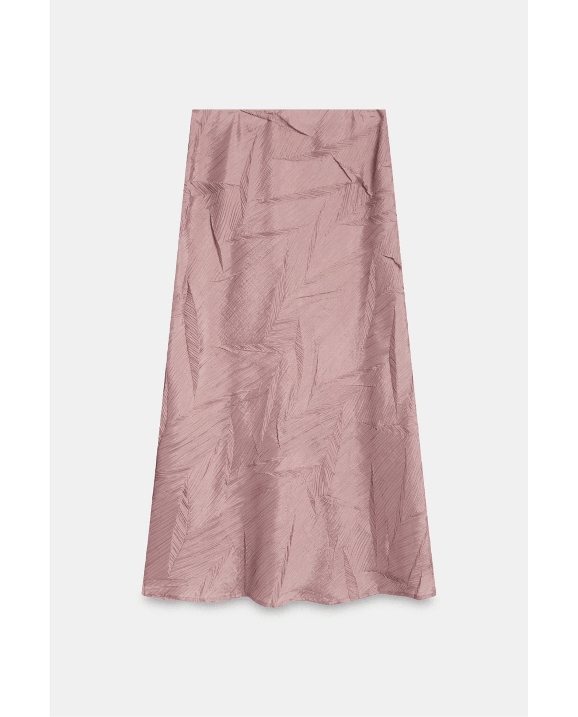 Falda de mujer con textura plisada - Bimani - Rosa Rosa-6