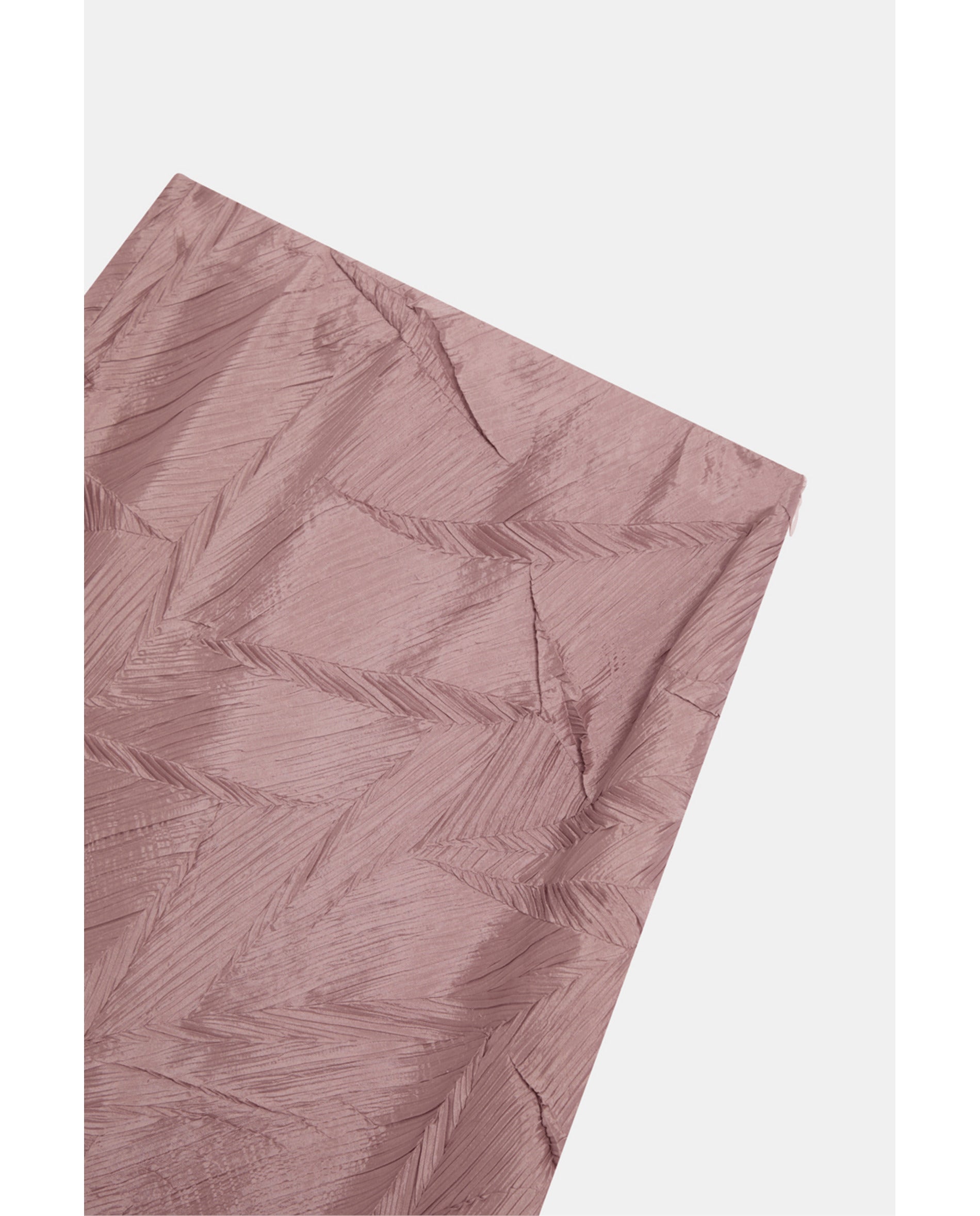Falda de mujer con textura plisada - Bimani - Rosa Rosa-5