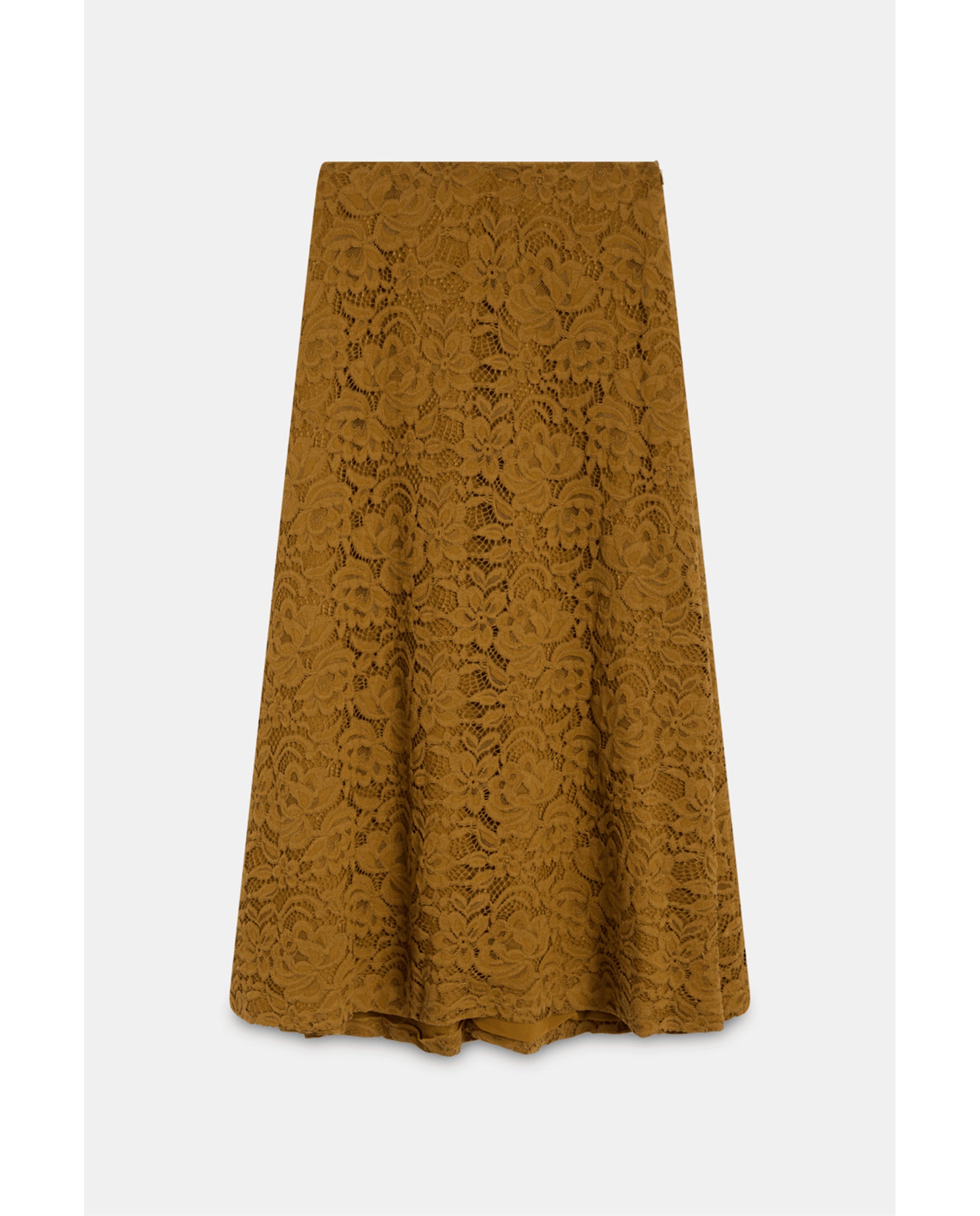 Falda de mujer midi - Bimani - Verde Oliva Verde Oliva-7