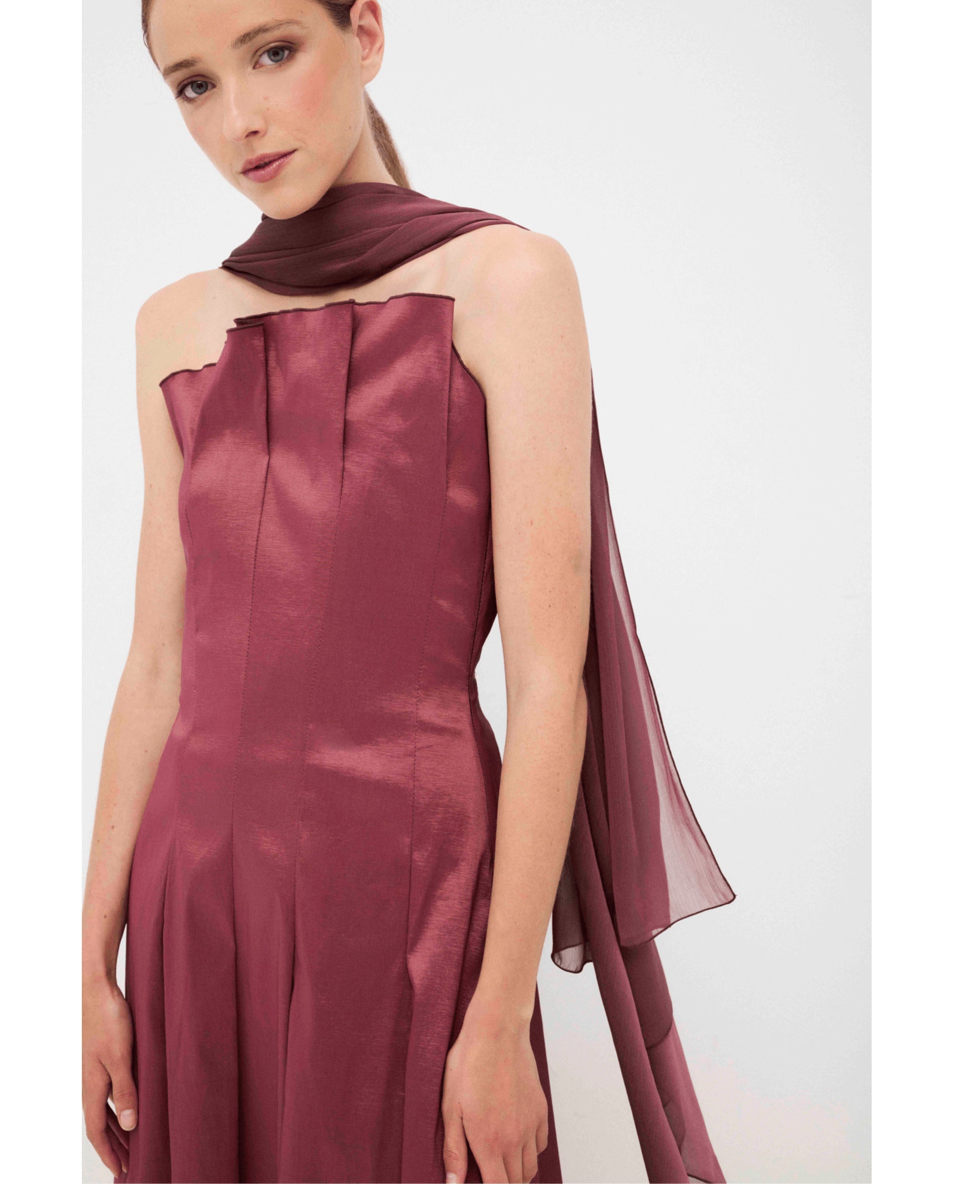 Imagen 0 de Vestido de mujer palabra de honor Rosa