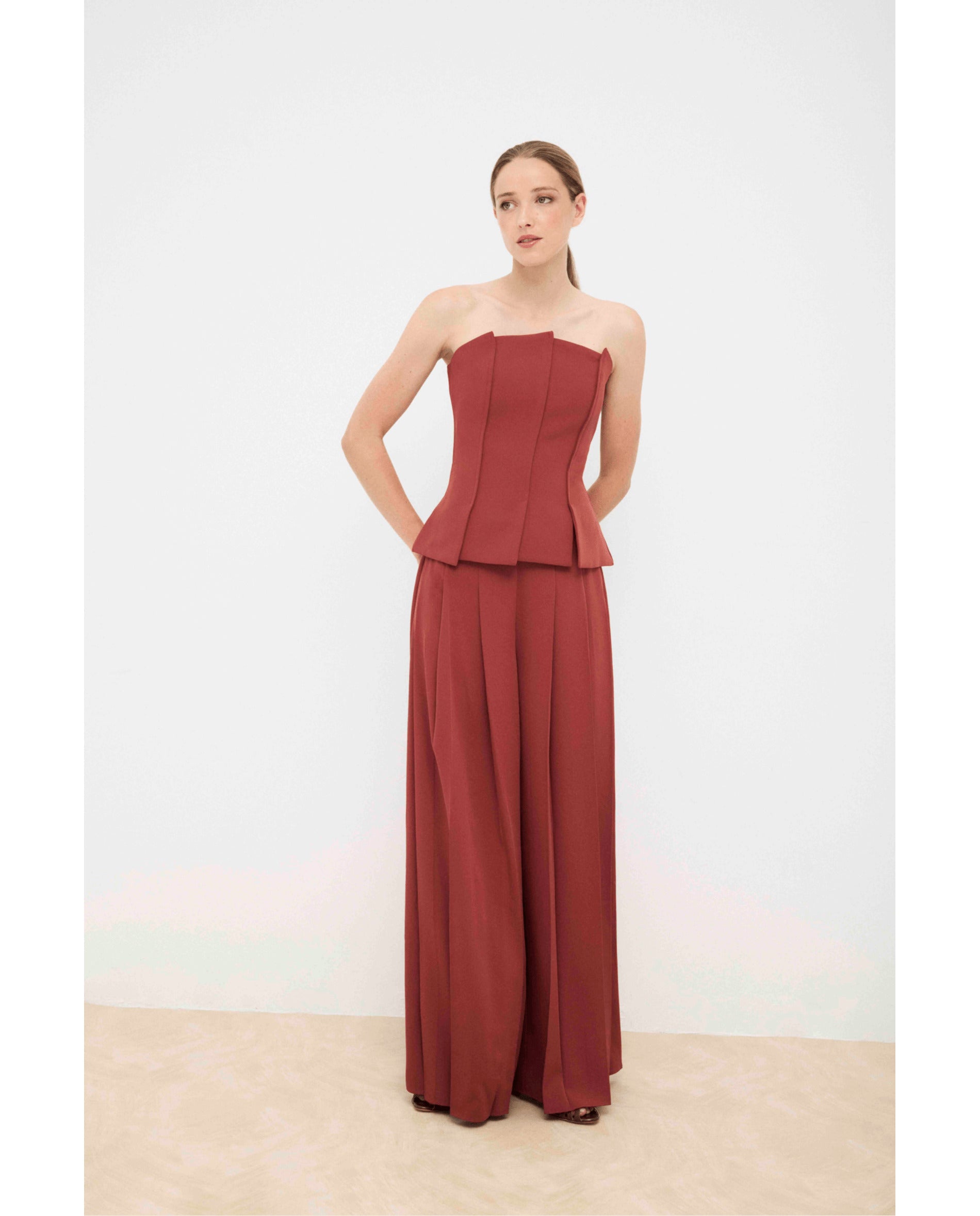 Pantalón de mujer ancho - Bimani - Rosa Rosa-2