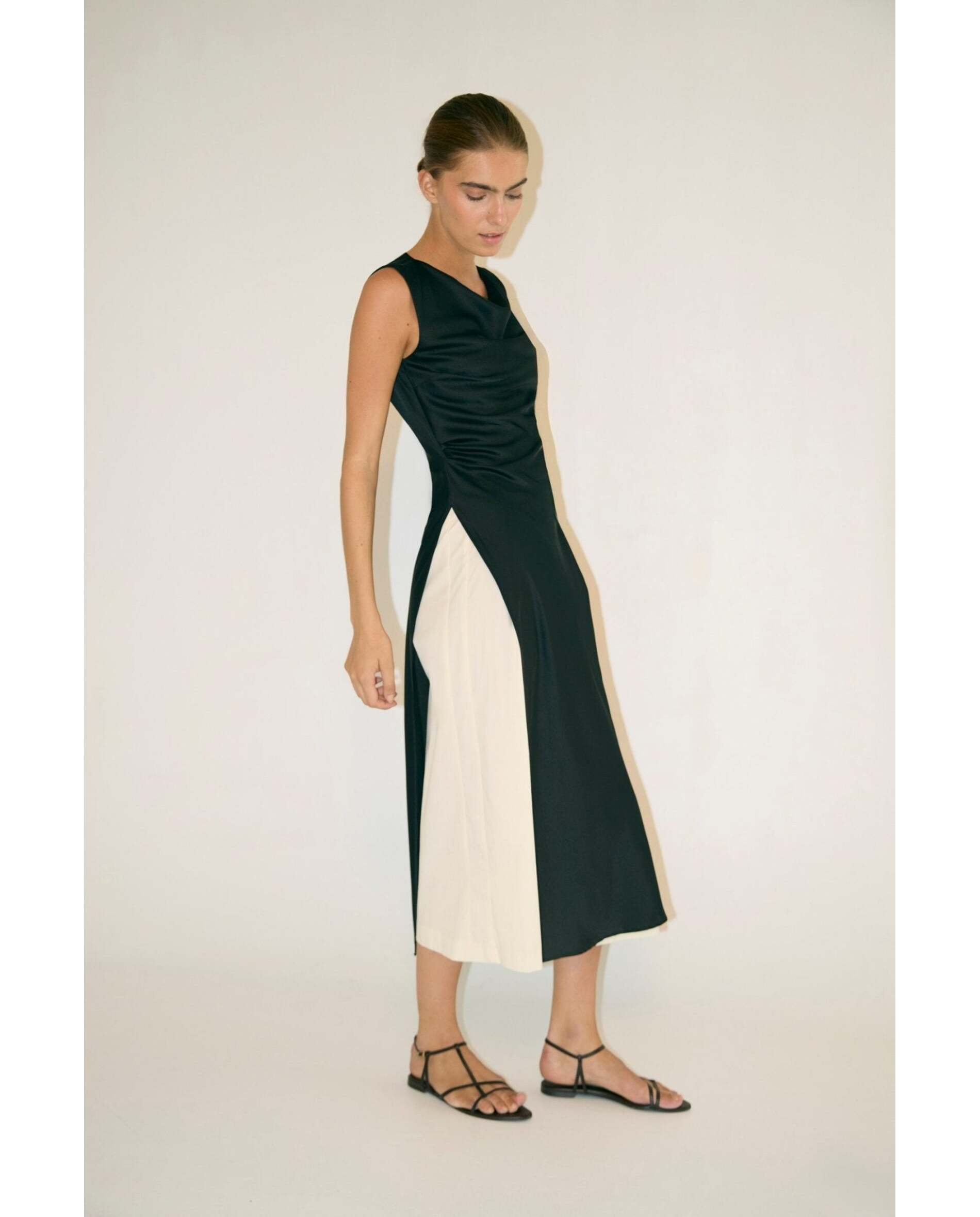 Top de mujer satinado - Bimani - Negro Negro-2