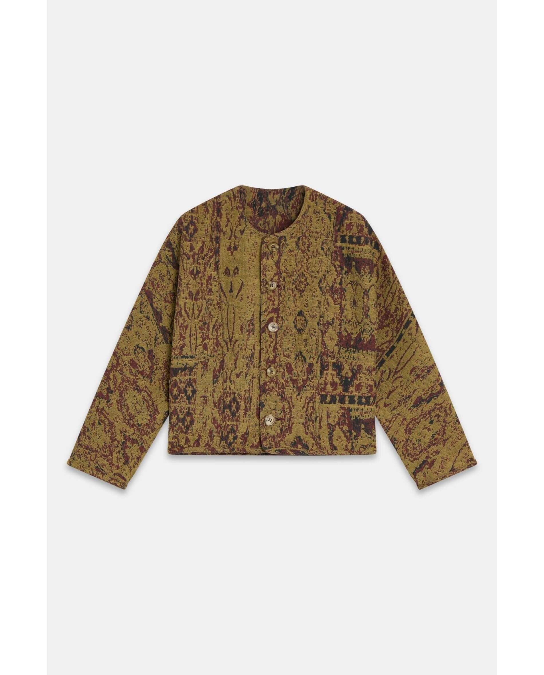 Imagen 0 de Chaqueta de mujer reversible de jacquard Multicolor