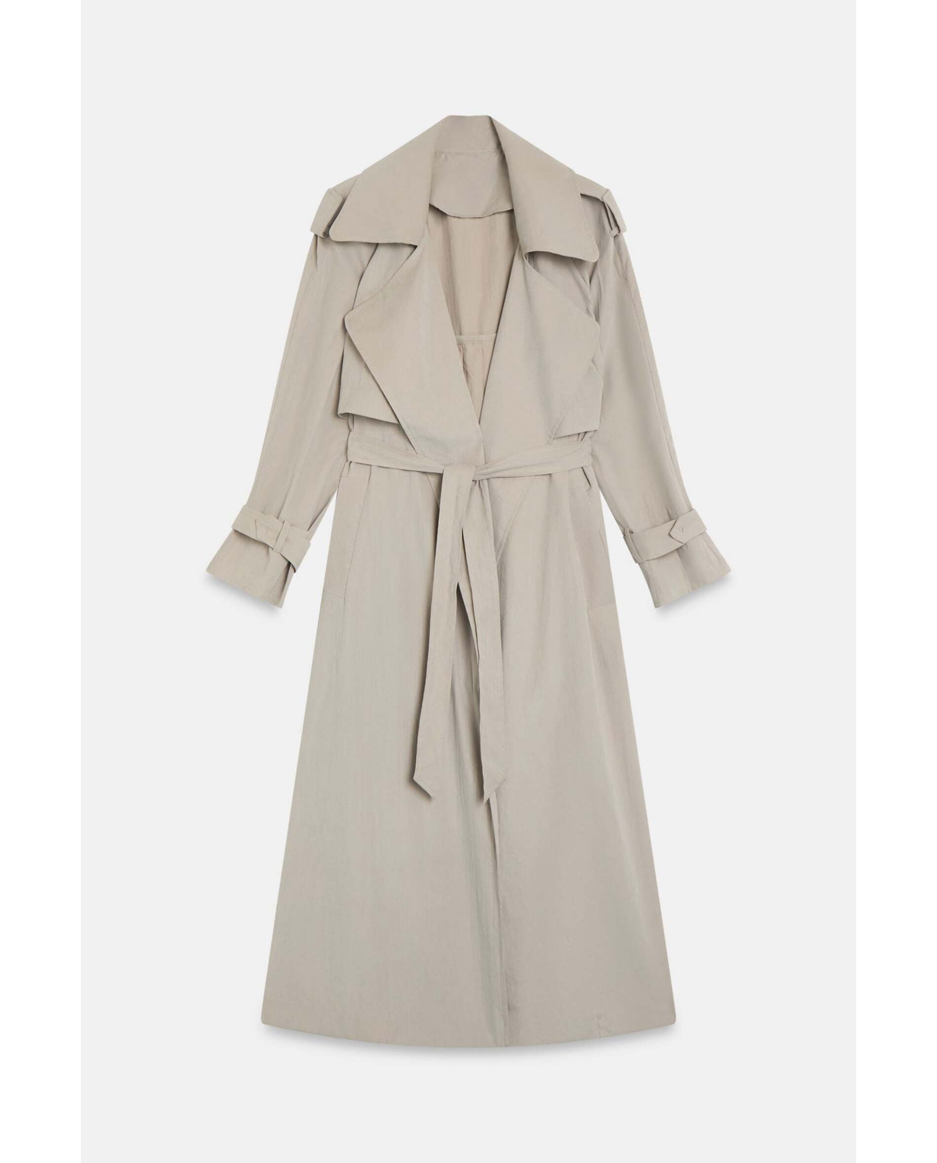 Gabardina de mujer lazada - Bimani - Natural Natural-1