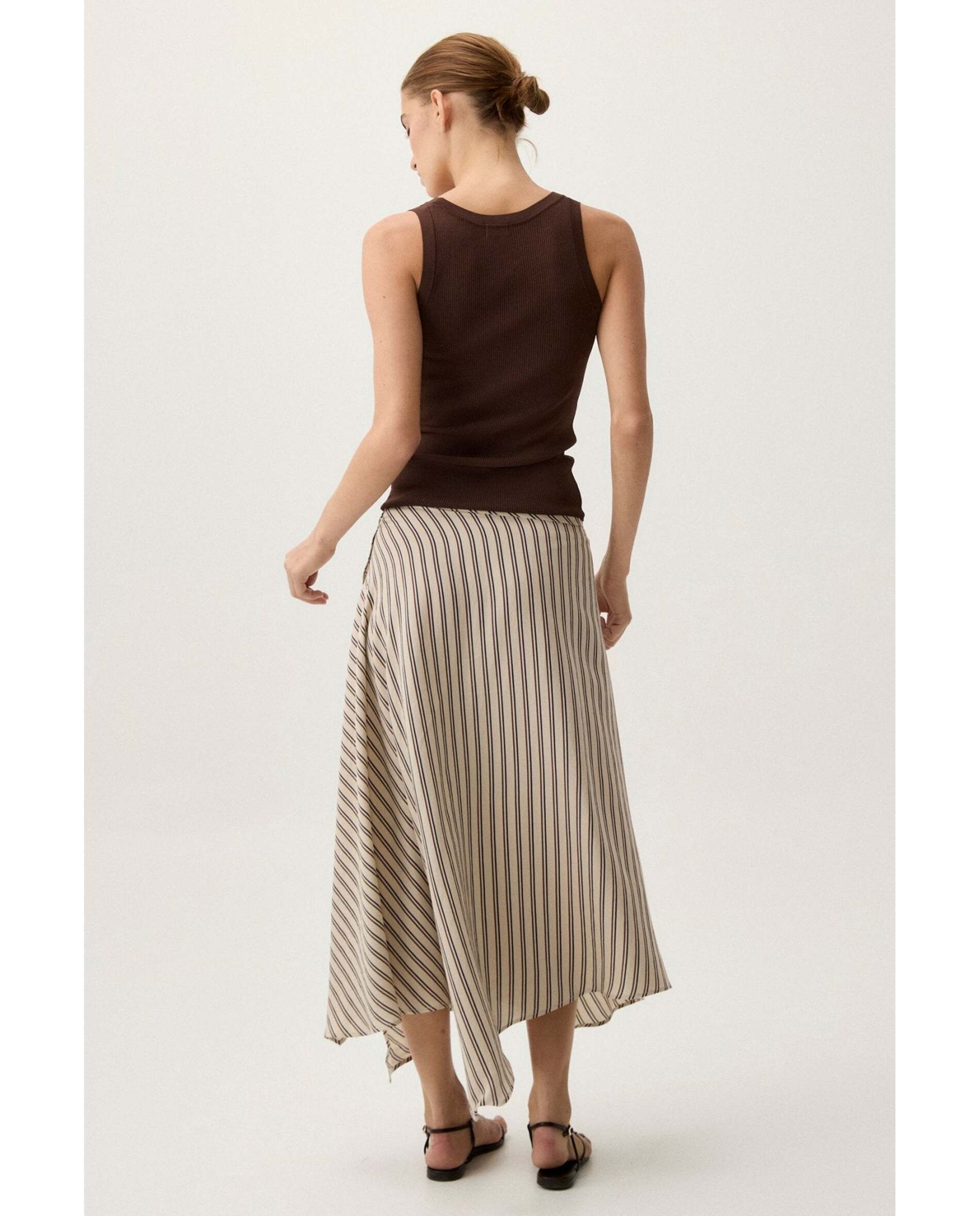 Falda de mujer de rayas - Bimani - Multicolor Multicolor-2