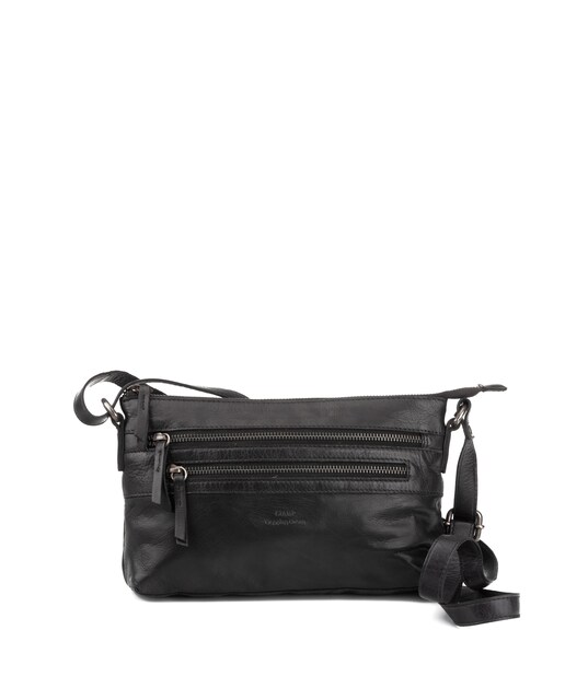 Imagen 0 de Bolso bandolera de mujer en piel lavada