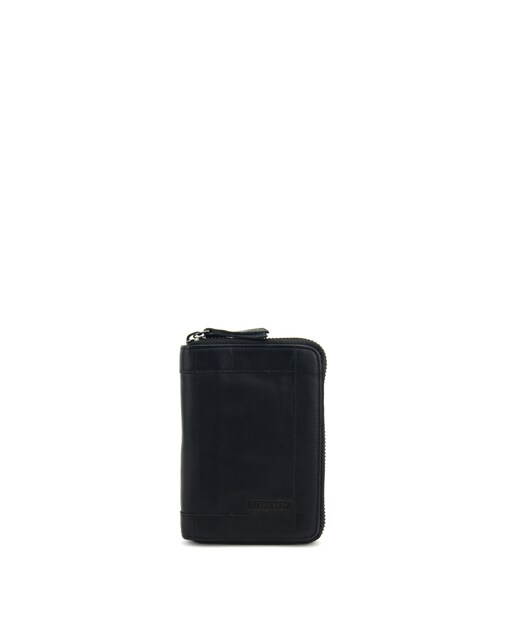 Imagen 0 de Cartera mediana de mujer en piel lavada