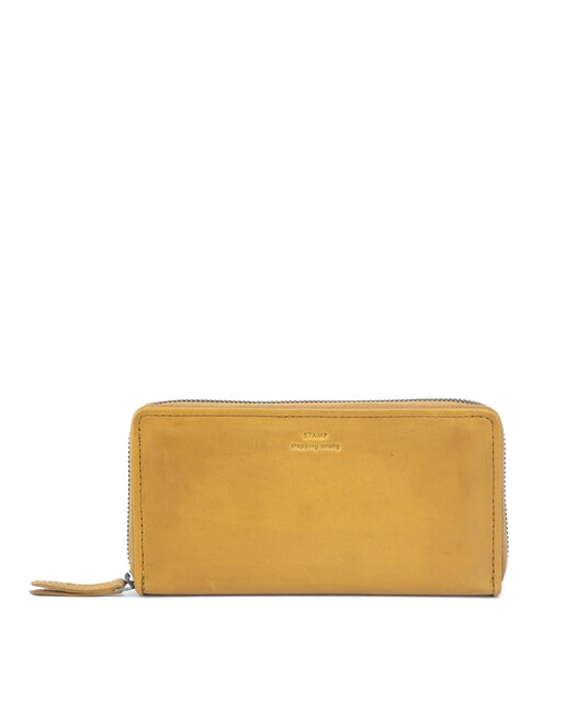 Imagen 0 de Cartera grande de mujer en piel lavada