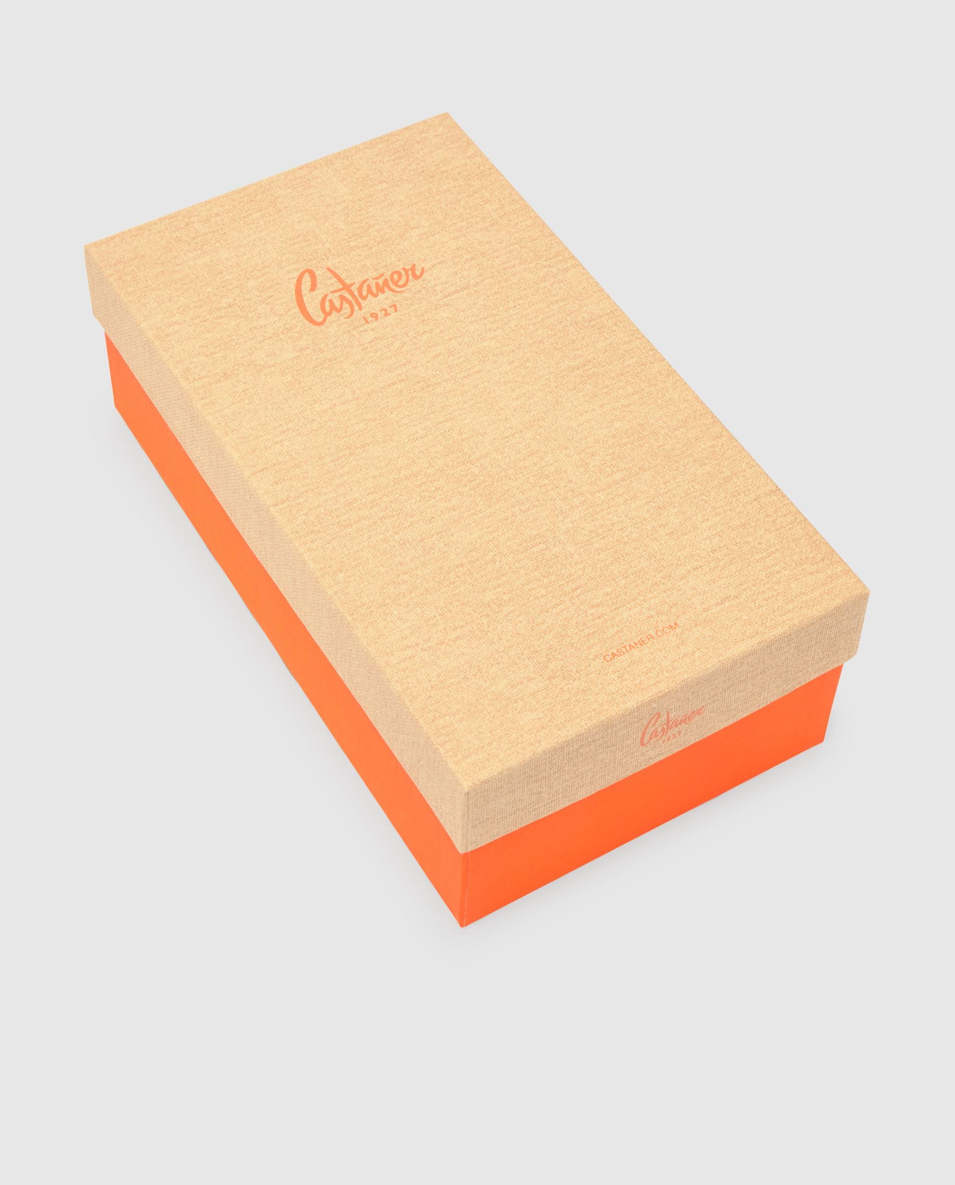 Alpargatas parker de hombre en serraje con suela de yute - Castañer - Marrón oscuro Marrón oscuro-6