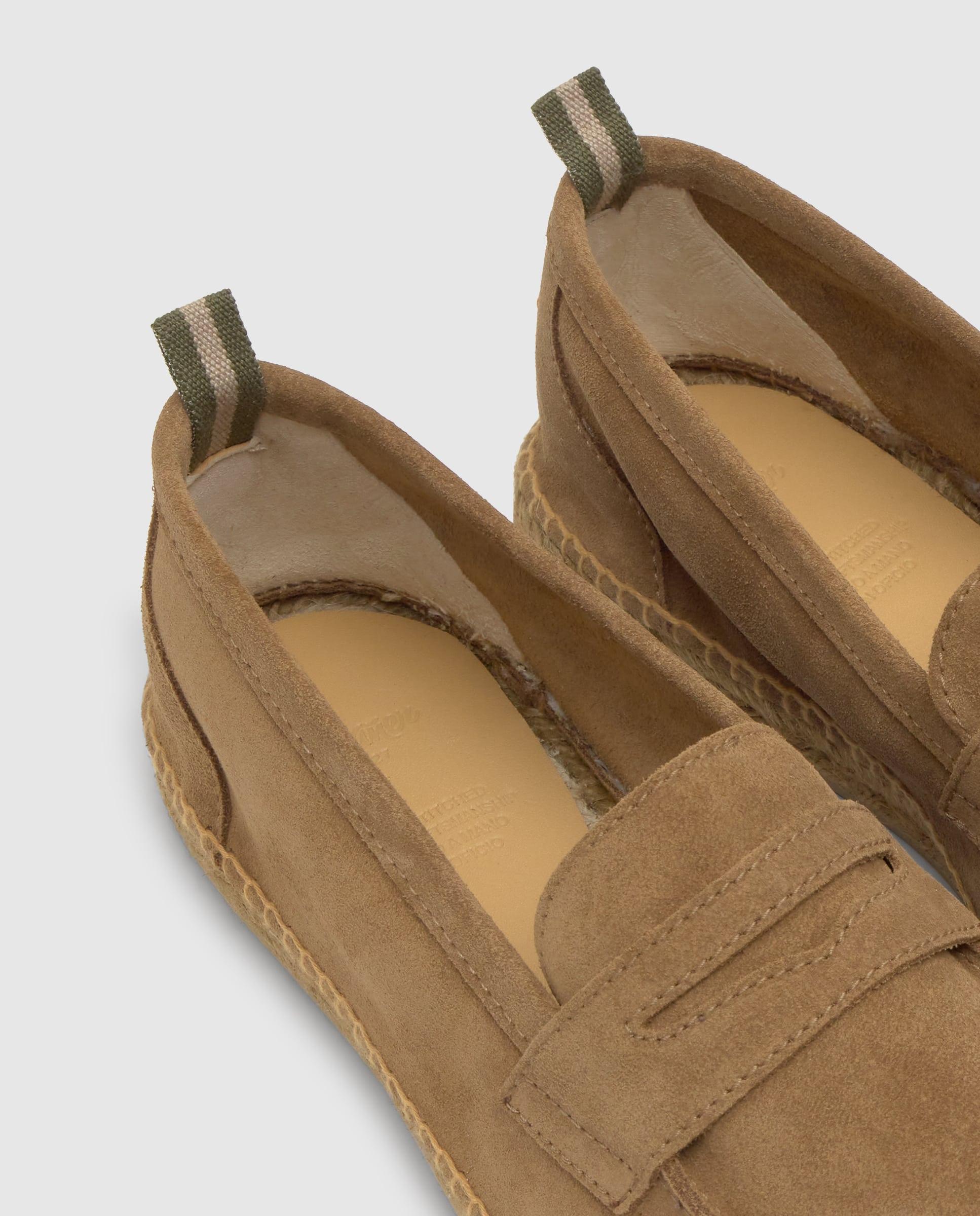 Alpargatas nacho de hombre en serraje con suela de yute - Castañer - Beige Beige-5