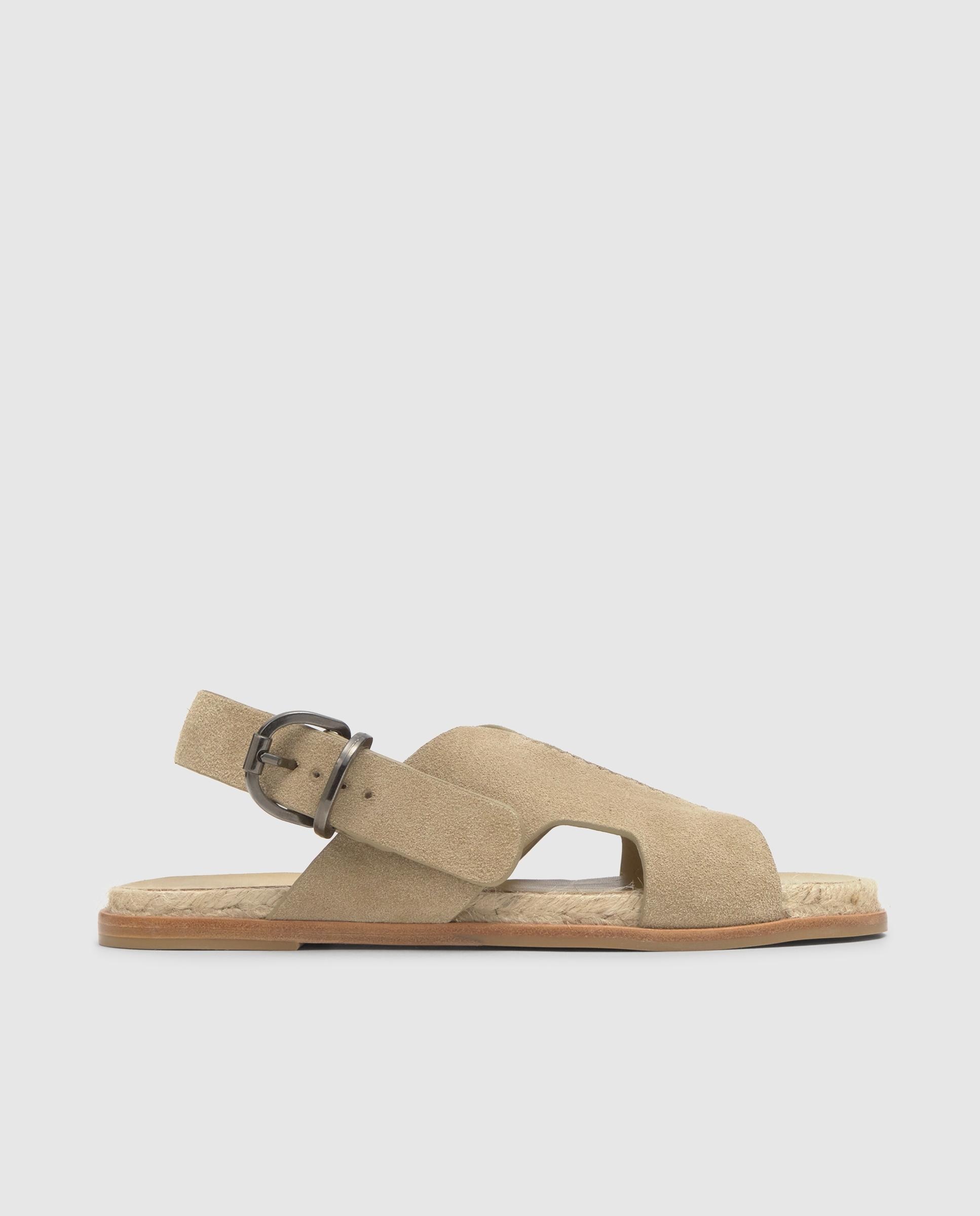 Imagen 0 de Sandalias de pala de mujer Philo con suela de yute cosida a mano Arena
