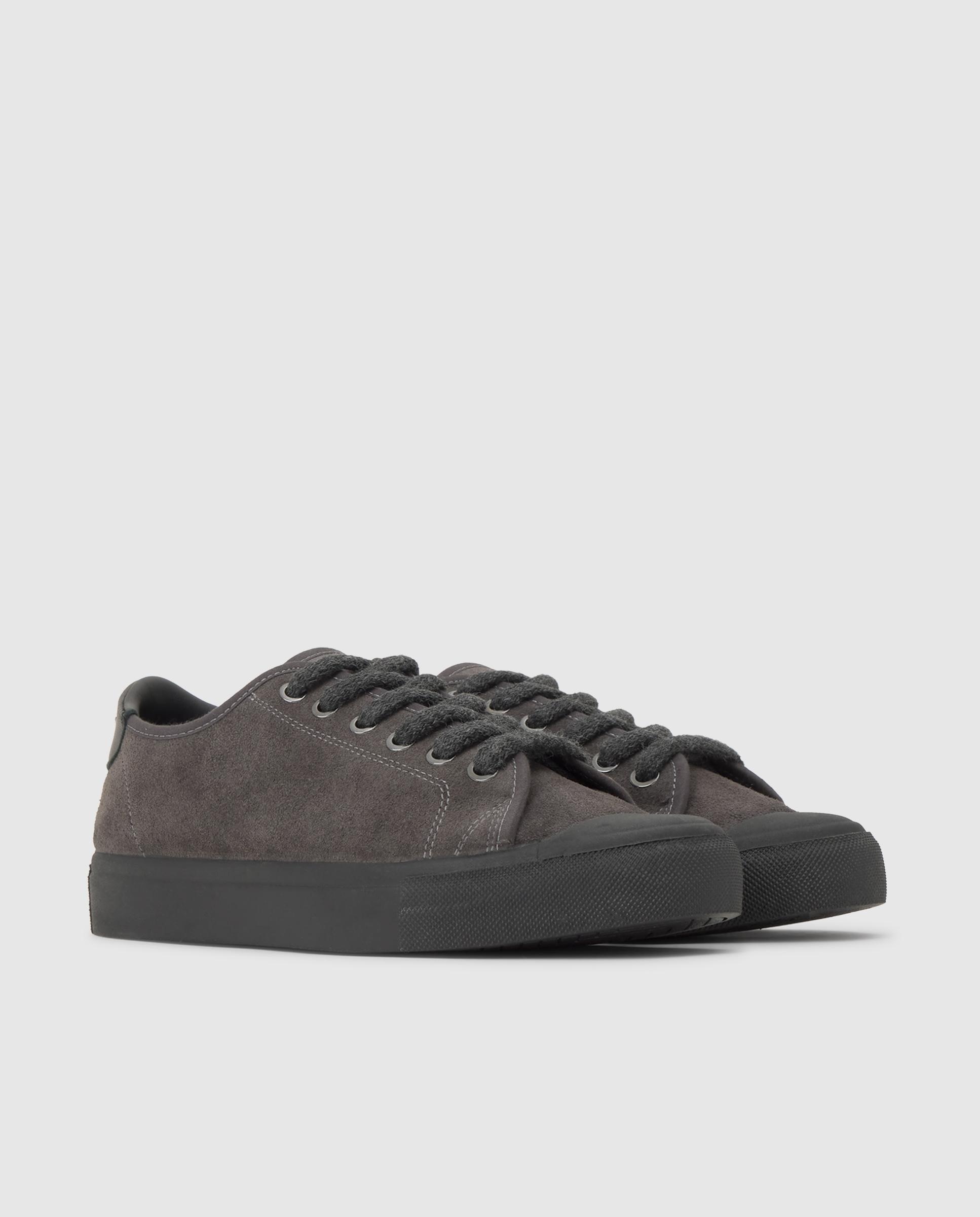Zapatillas zira de mujer en serraje con cordones y plataforma - Castañer - Gris Gris-2