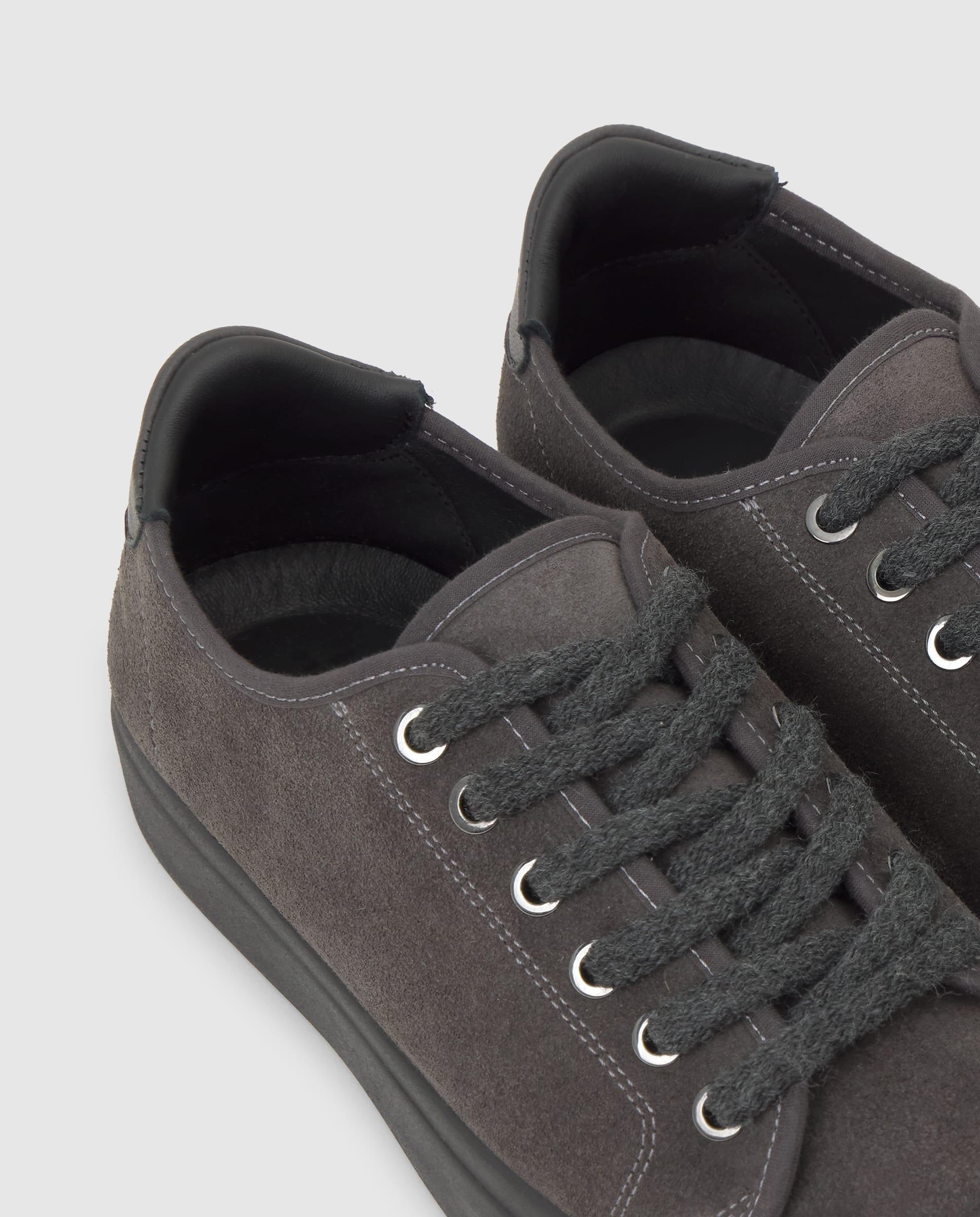 Zapatillas zira de mujer en serraje con cordones y plataforma - Castañer - Gris Gris-5