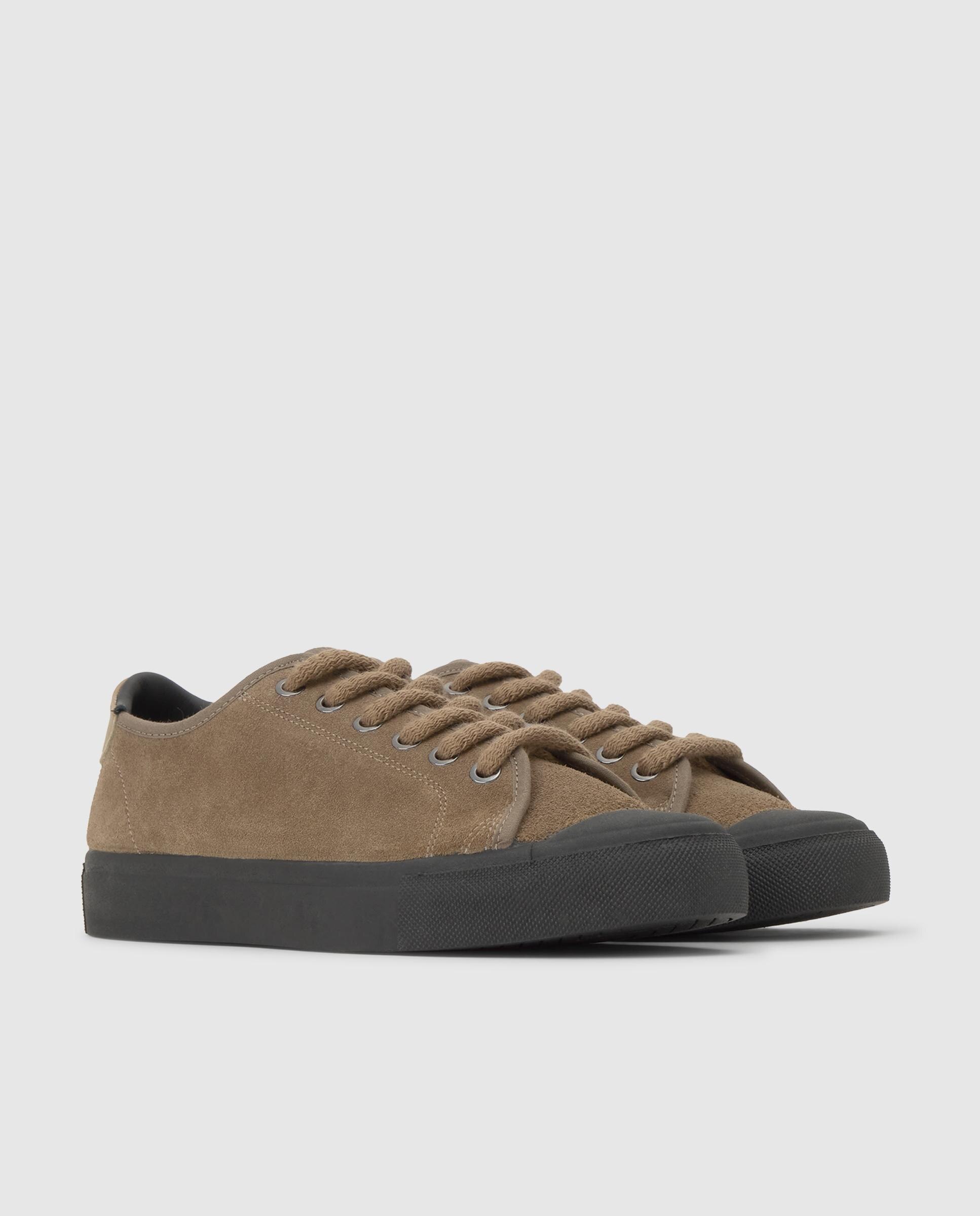 Zapatillas zira de mujer en serraje con cordones y plataforma - Castañer - Topo Topo-2