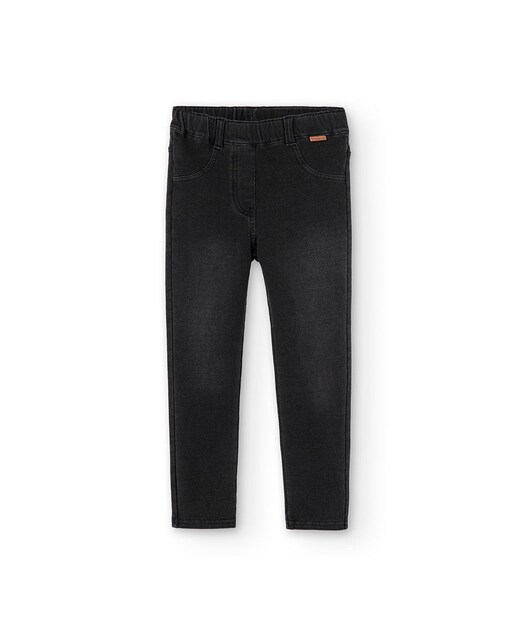 Imagen 0 de Jegging de niña con bolsillos traseros y trabillas en la cintura