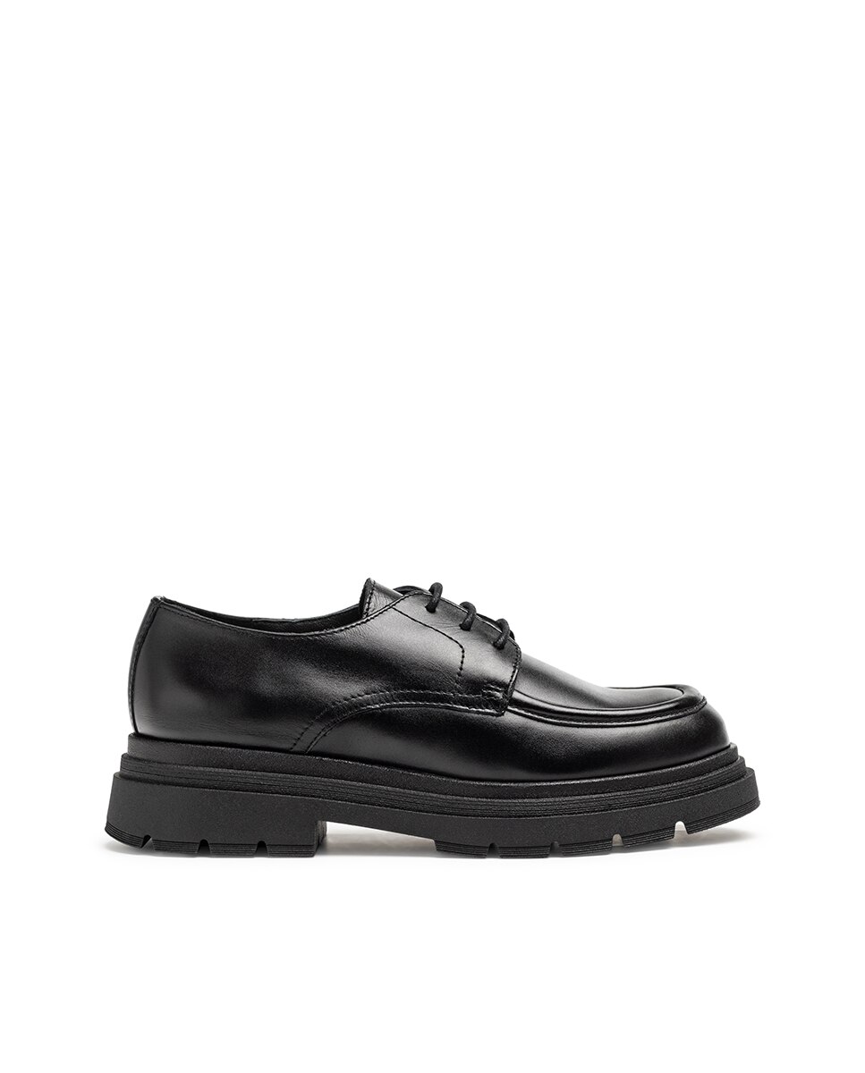 Yokono - Zapatos de cordones de mujer de piel.