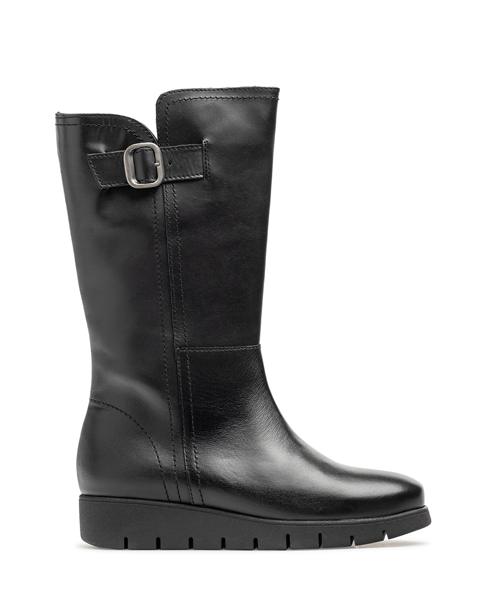 Yokono - Botas planas de mujer de piel.