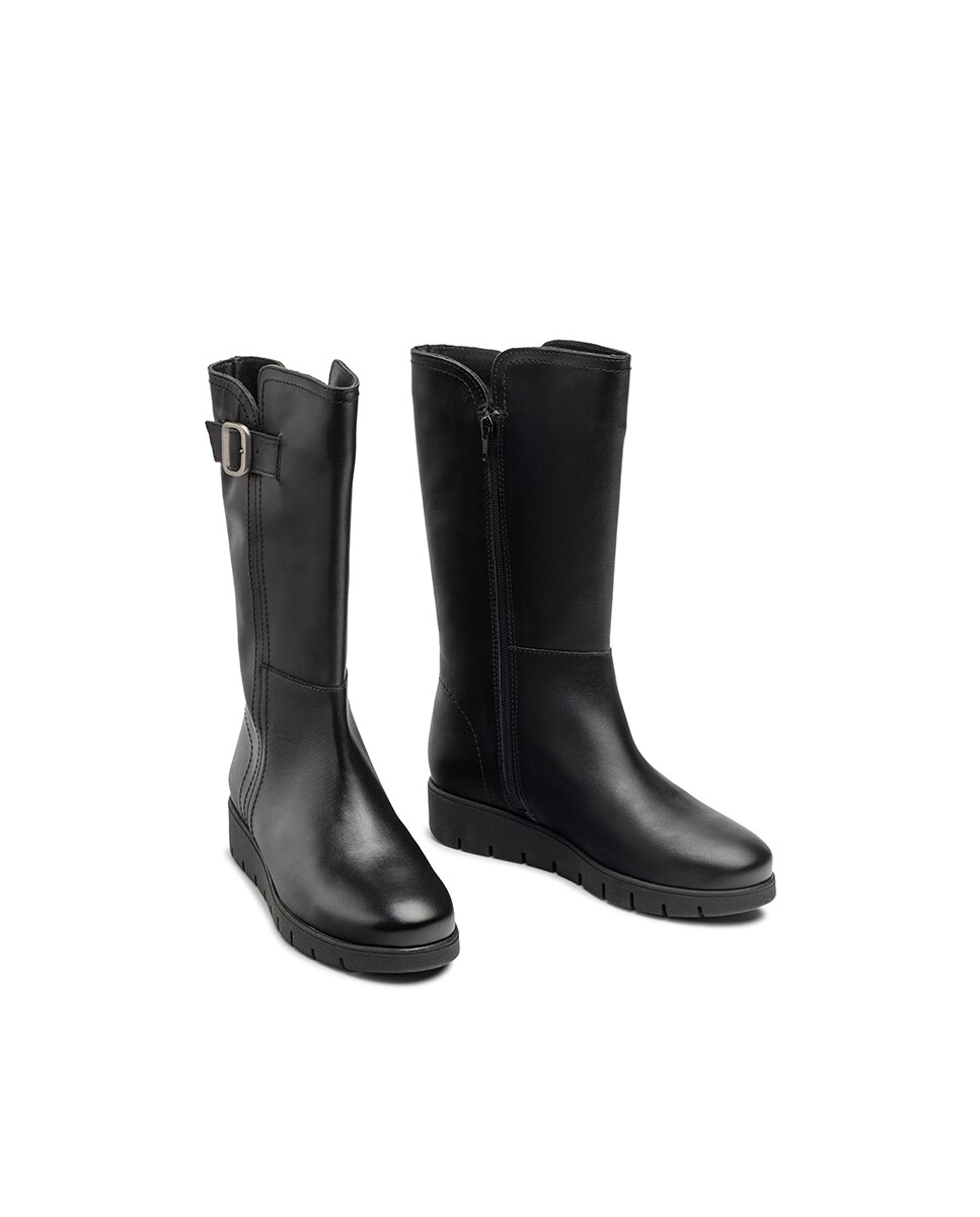 Botines planos de mujer de piel · Yokono · El Corte Inglés - Main Image