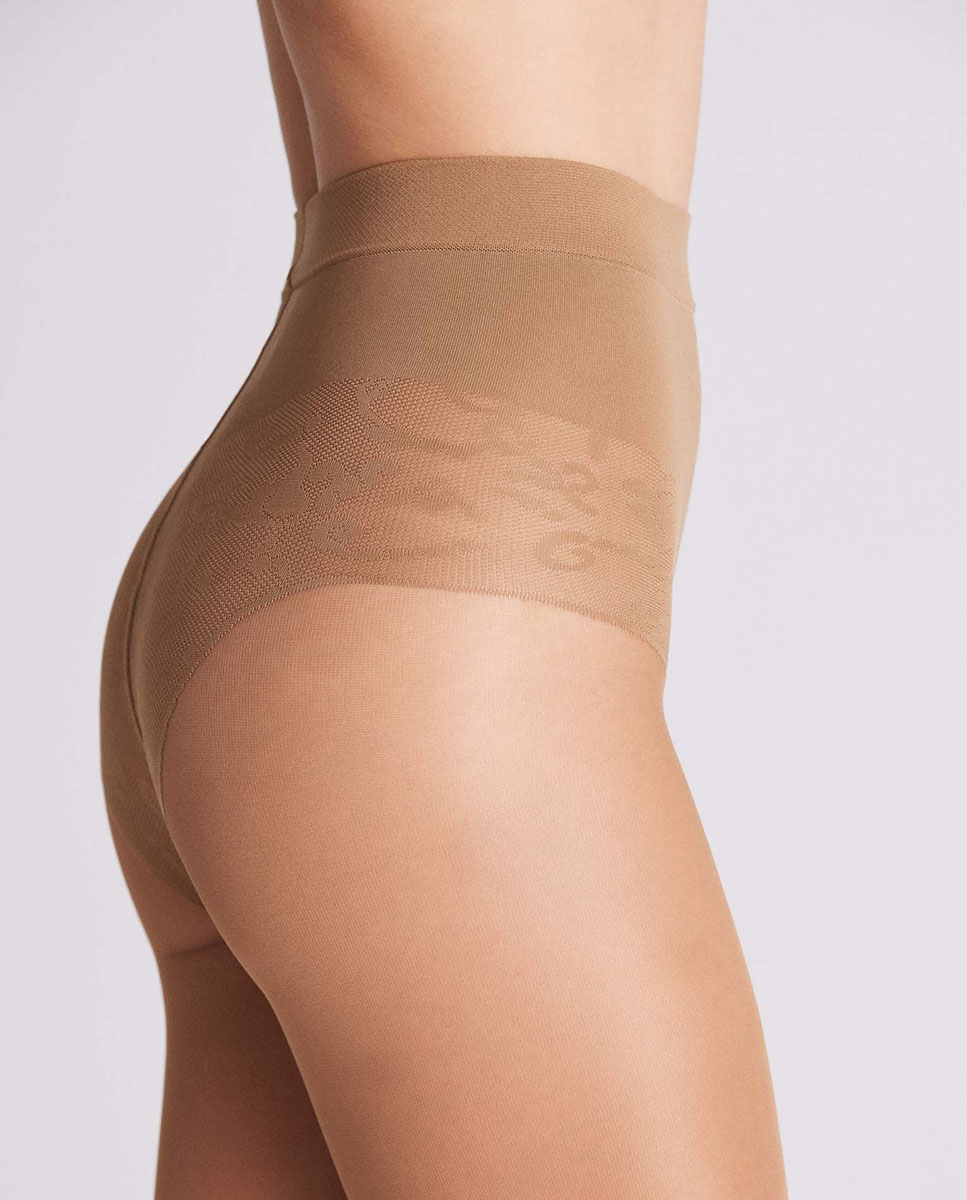 Panty reductor 40 denier - Marrón Marrón-3