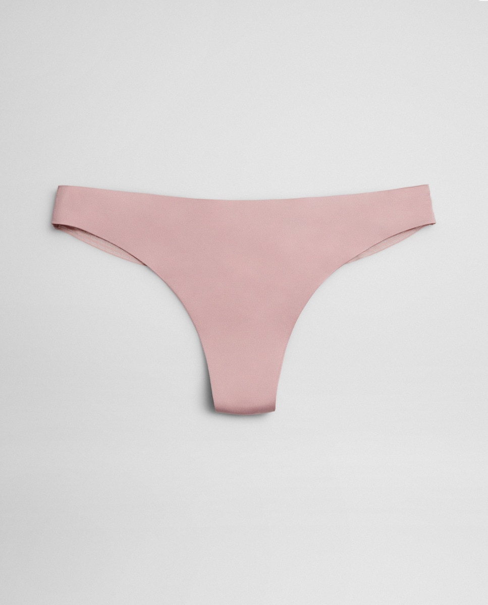 Tanga sin costuras con encaje - Ysabel Mora - Rosa Rosa-4