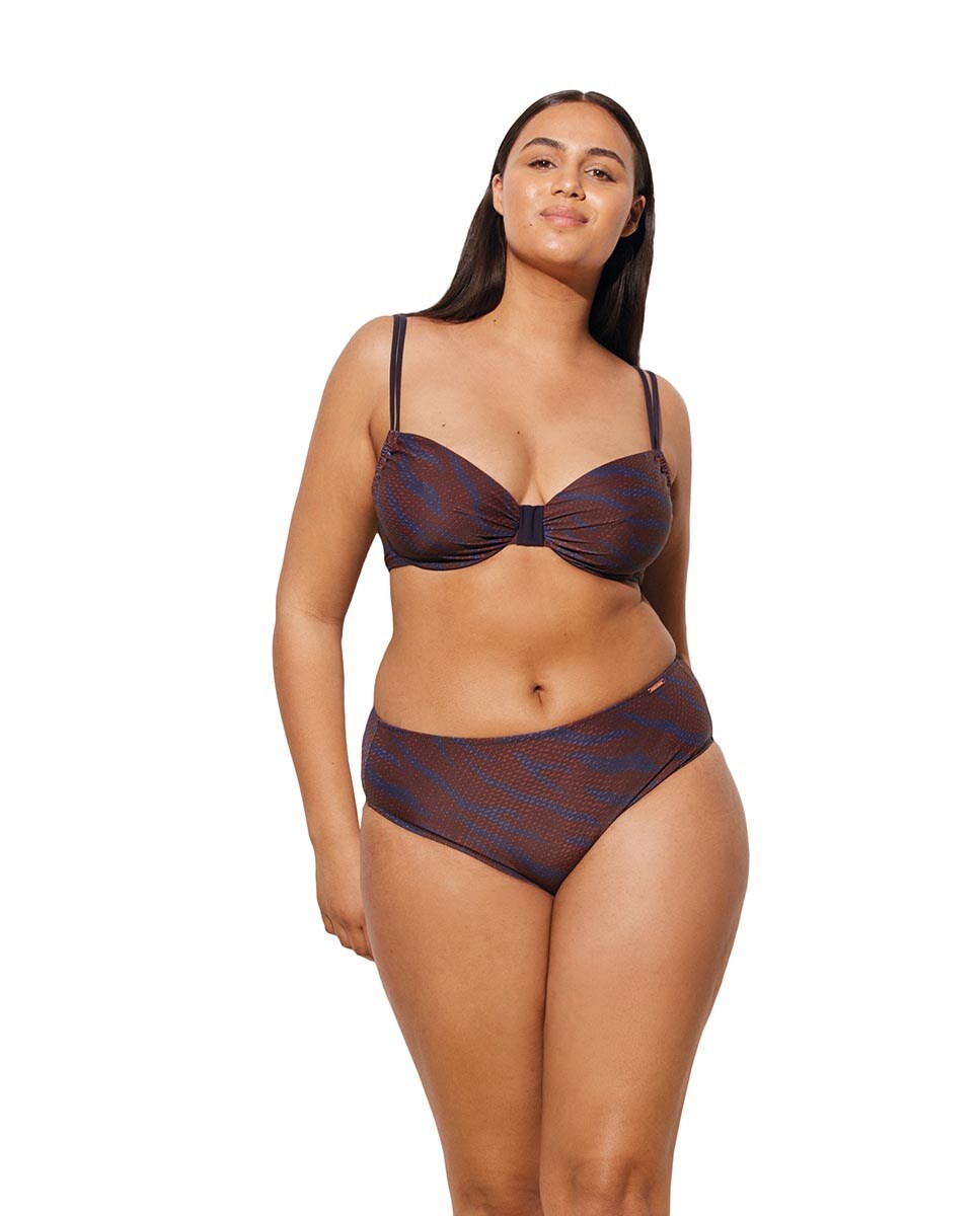 Bikini aro reductor y braga midi animal print · Ysabel Mora · El Corte