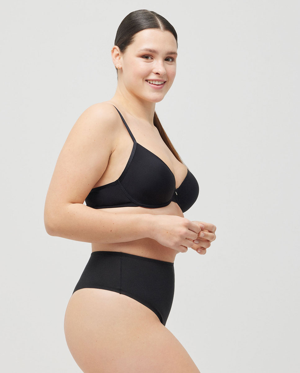 Tanga reductor abdomen compresión media - Ysabel Mora - Negro Negro-3