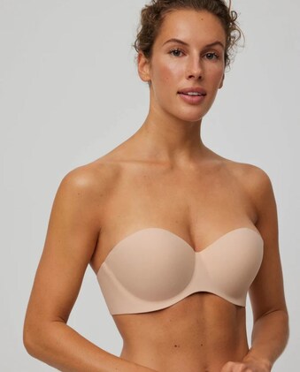 Sujetador Sin Tirantes Para Mujer - Sin Costuras, Ligero, Con Push-Up, Ideal Para Verano Y Ropa De Espalda Descubierta