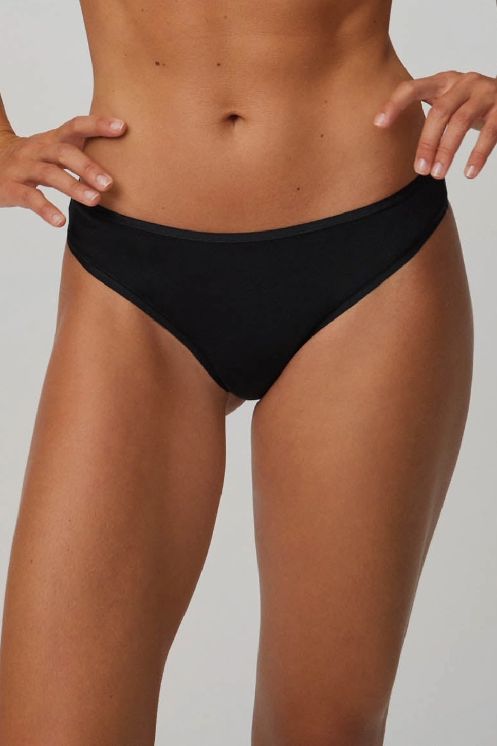 Pack de 2 tangas básicos algodón - Ysabel Mora - Negro Negro-5