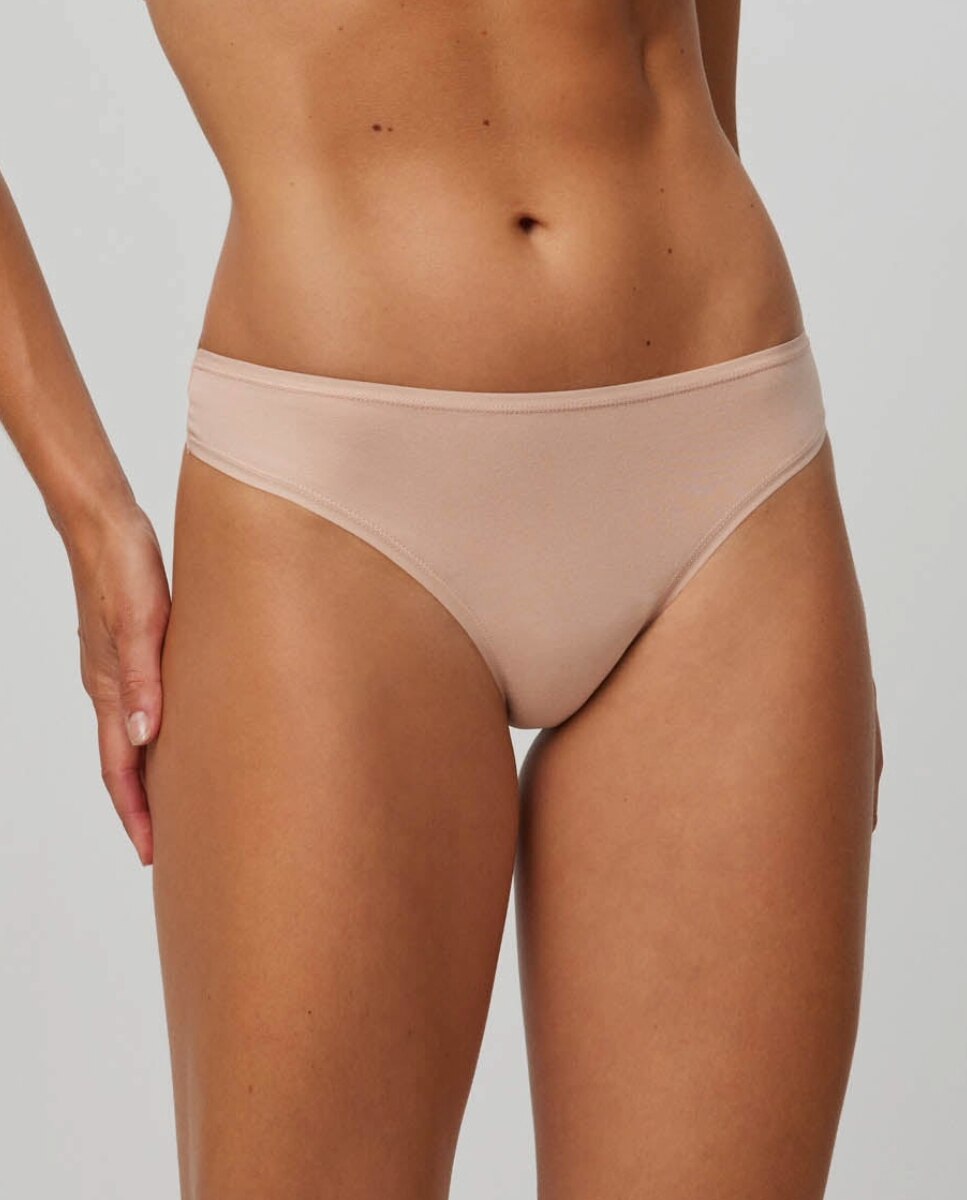 Pack de 2 tangas básicos algodón - Ysabel Mora - Nude Nude-1