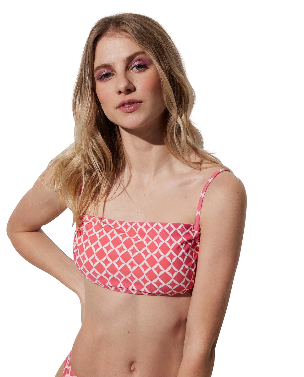 Top de bikini bandeau con detalle volantes · Ysabel Mora · El Corte Inglés