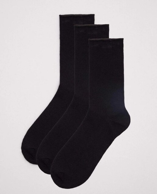 Imagen 0 de Pack 3 calcetines básicos mujer sin puño s