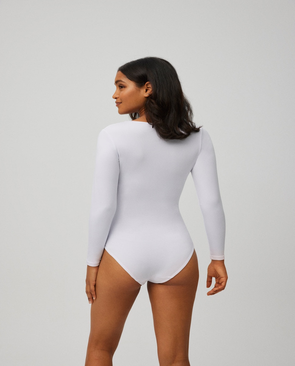 Body térmico manga larga interior afelpado - Ysabel Mora - Blanco Blanco-2