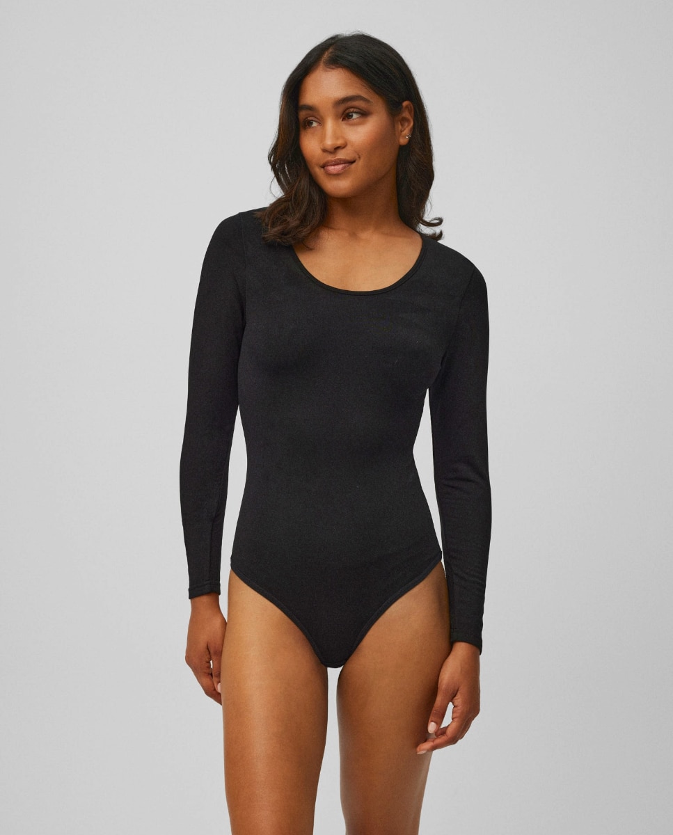Body térmico manga larga interior afelpado - Ysabel Mora - Negro Negro-1