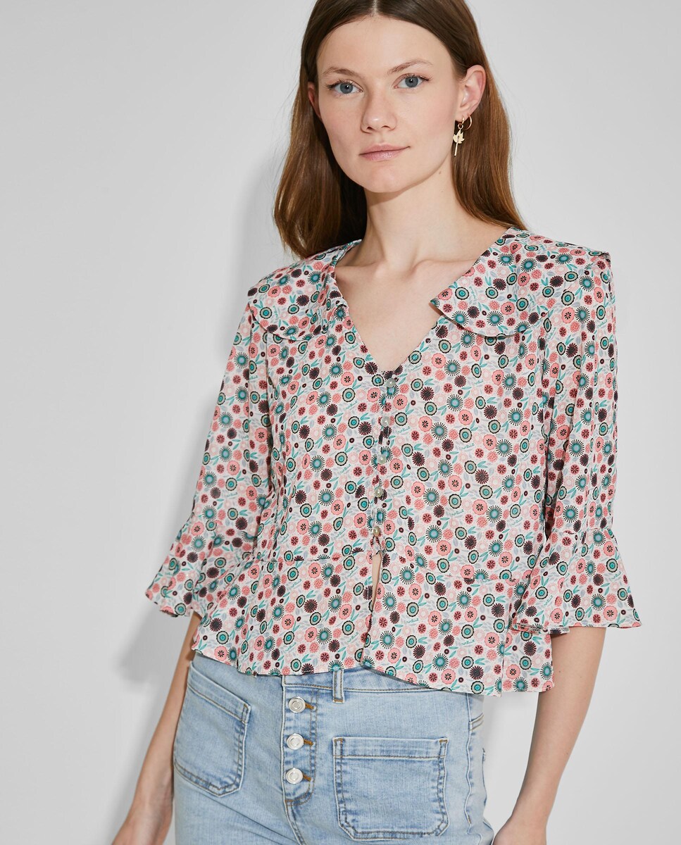 Moda Blusas Chica El Corte Ingles Blusa De Mujer Estampada De