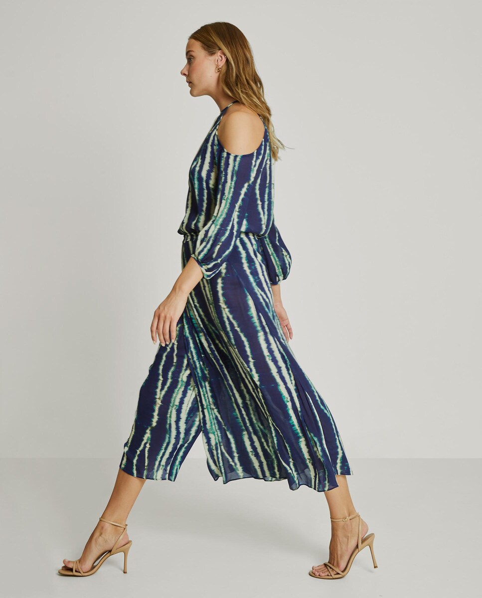 Falda pantalón midi con estampado tie dye · Trucco · El Corte Inglés