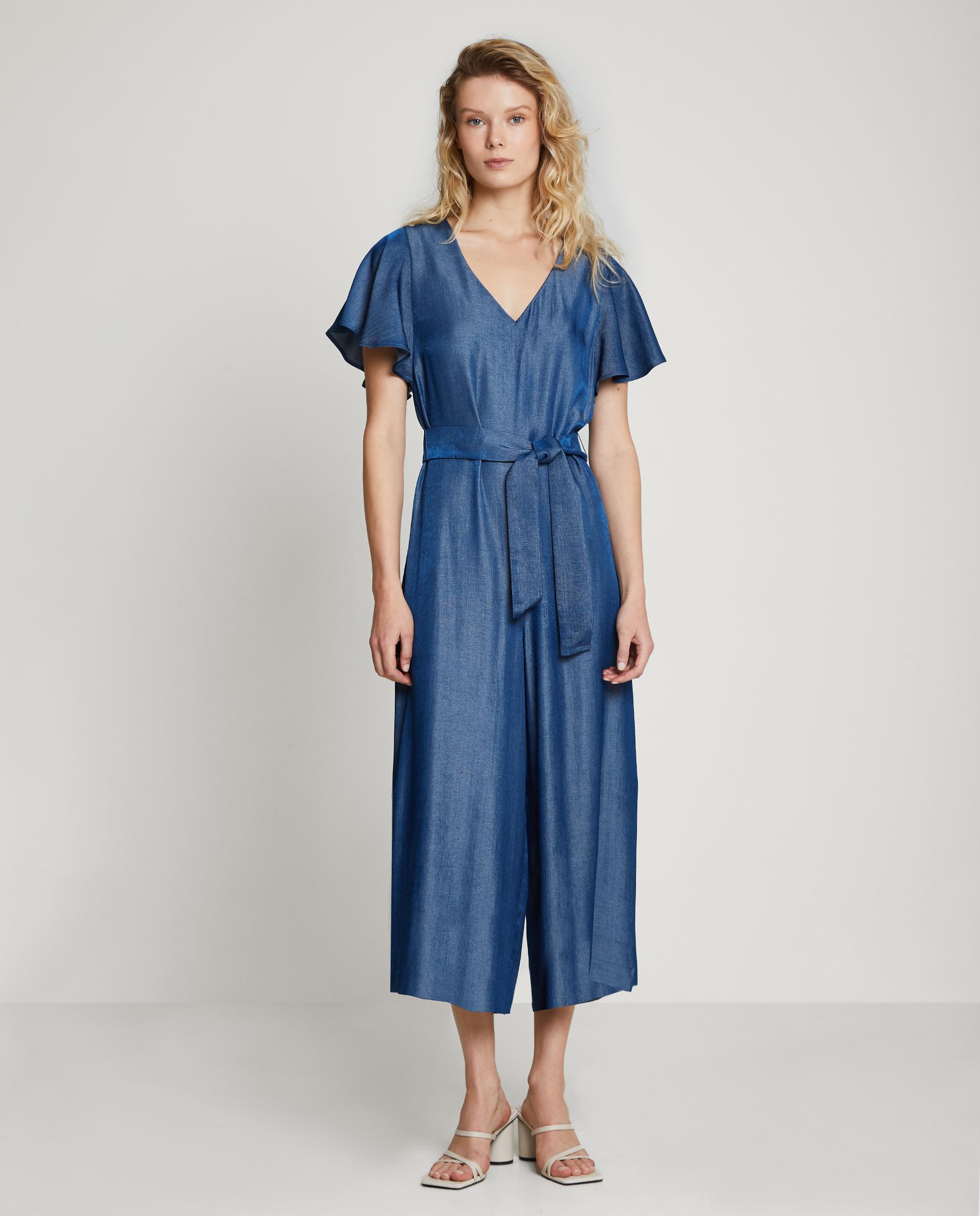 Trucco - Mono de mujer de manga corta con bajo crop.