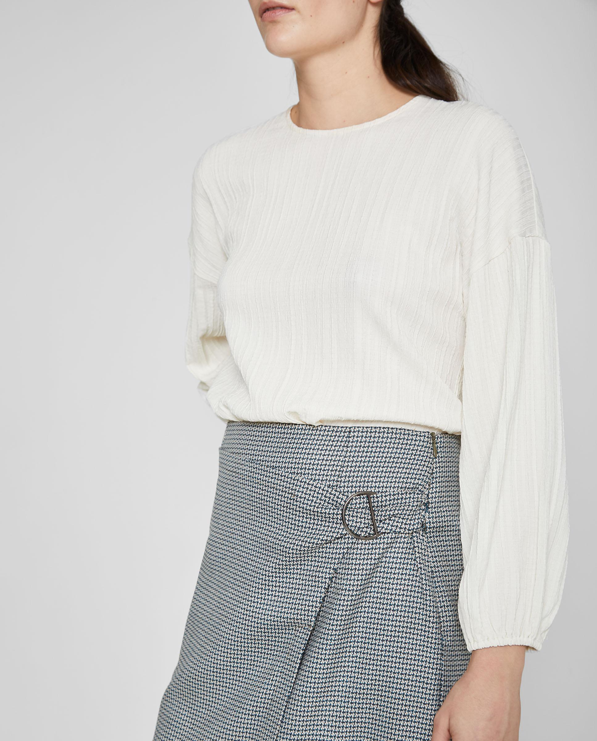 Falda midi de estampadoTweed - Trucco - Gris Gris-4