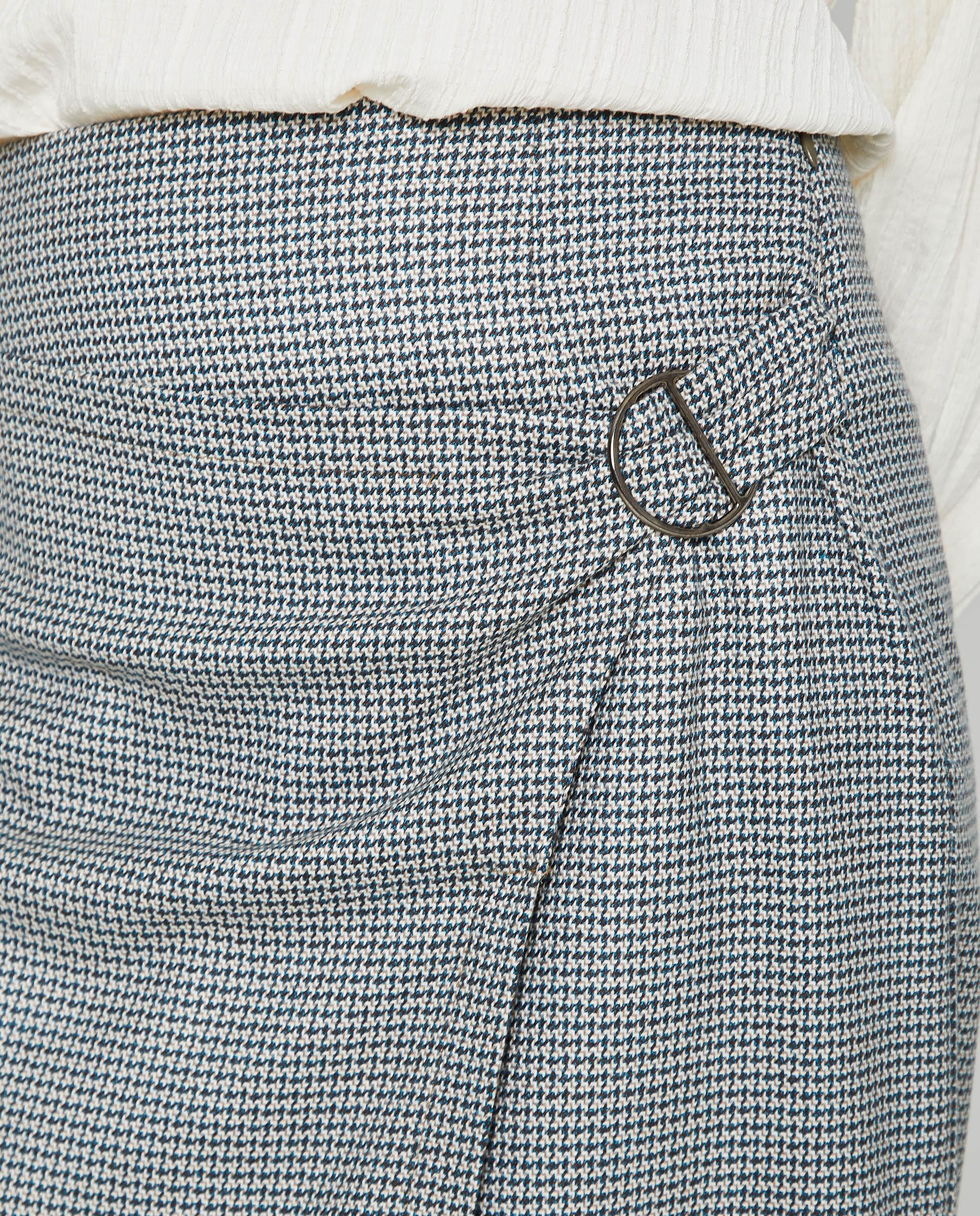 Falda midi de estampadoTweed - Trucco - Gris Gris-5