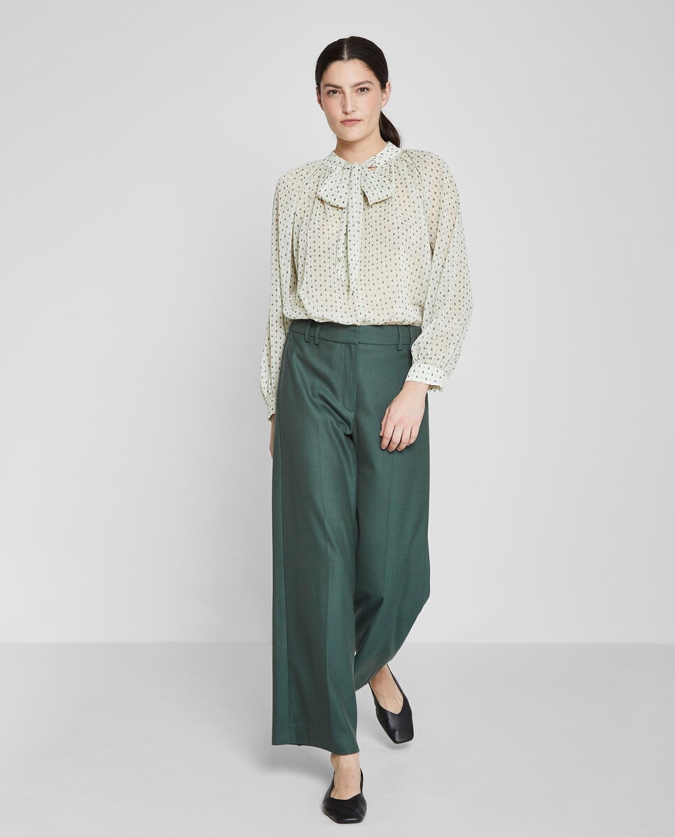 Combinar Pantalon Ancho Pantalon Verde Campana Pantalon Ancho Con