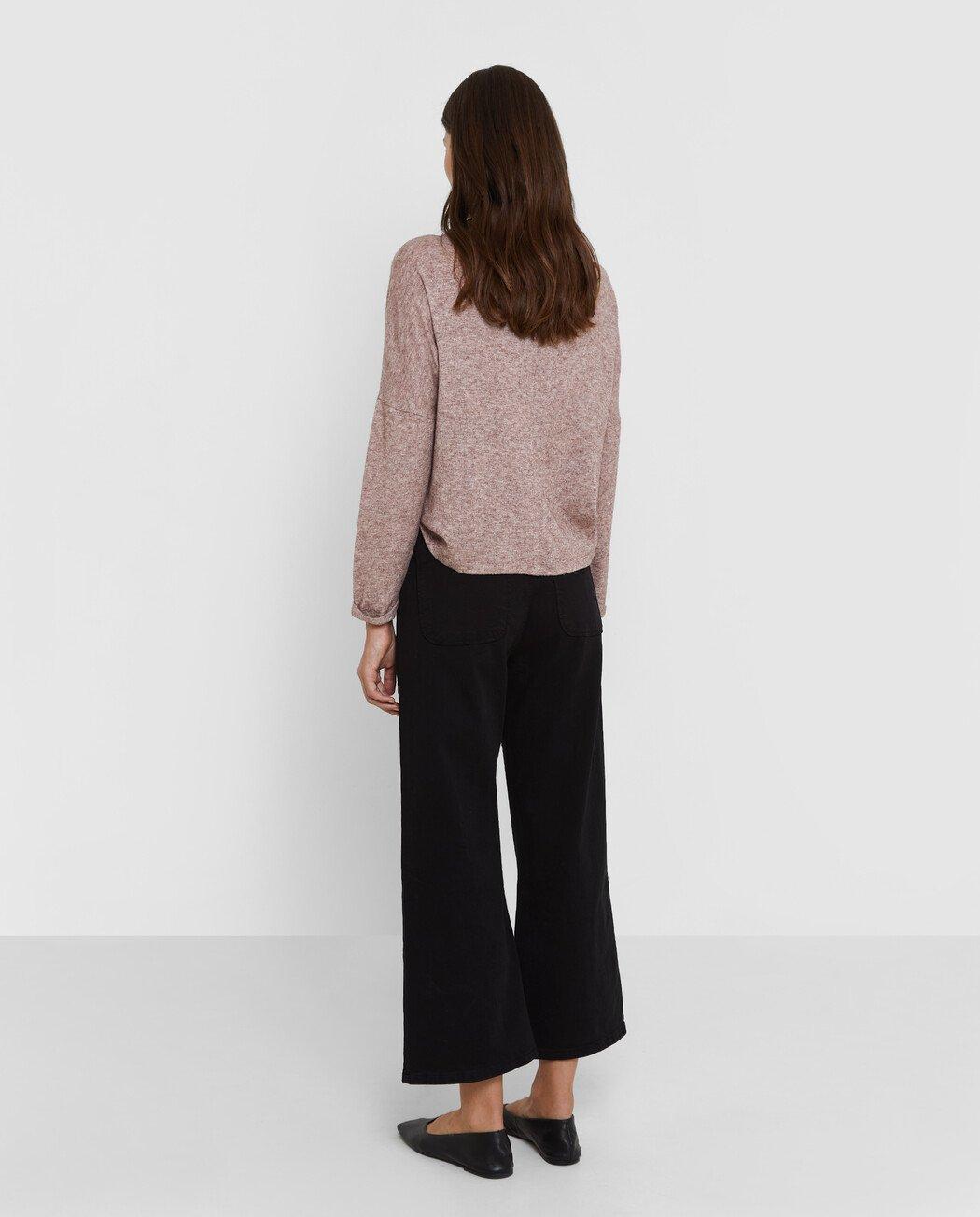 Camiseta de mujer de punto con cuello vuelto - Trucco - Topo Topo-3