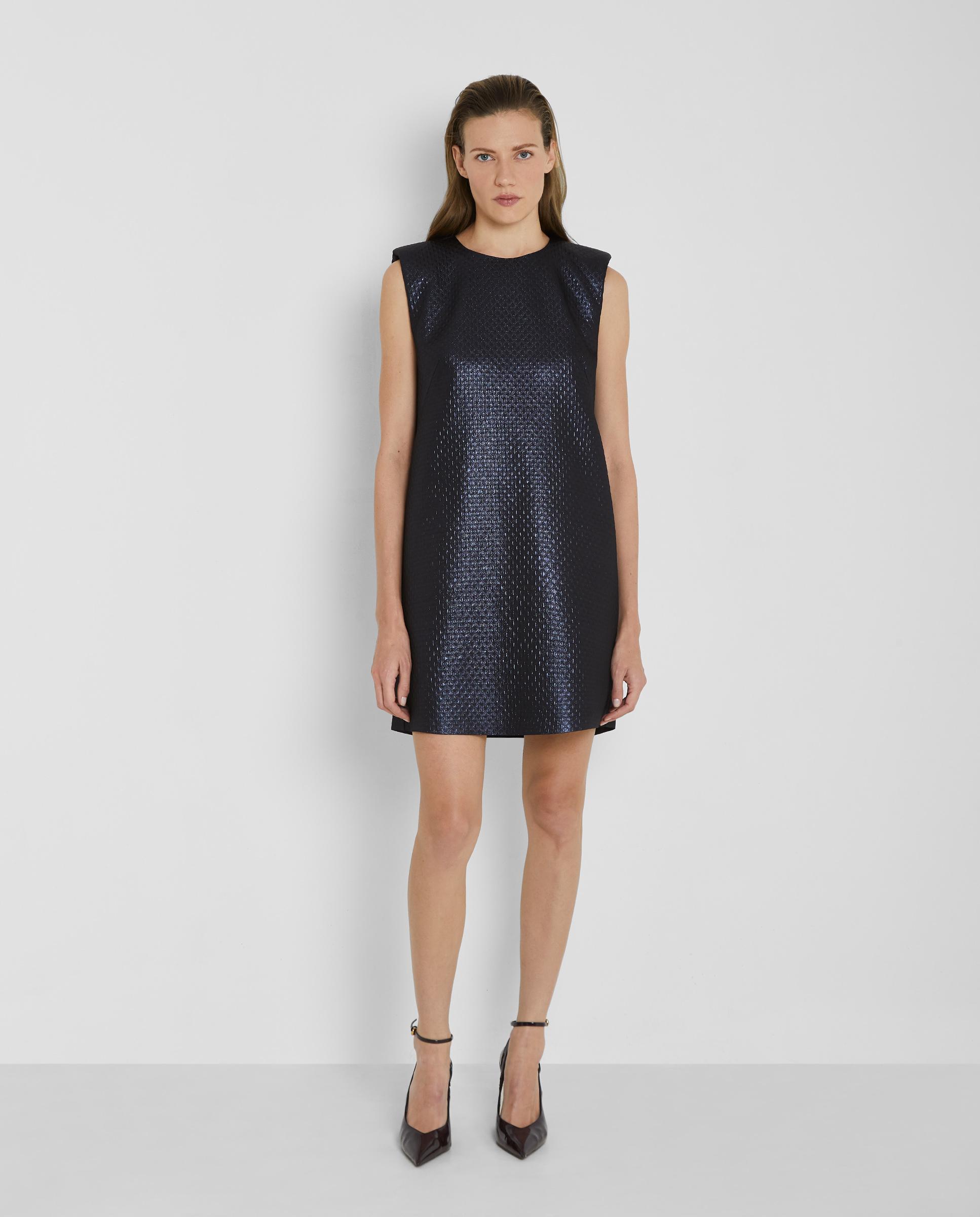 Vestido sin mangas Jacquard - Trucco - Azul marino Azul marino-3