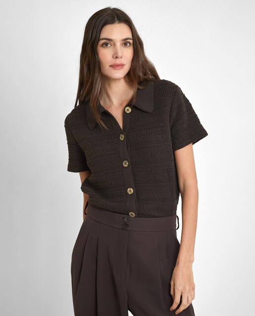 Imagen 0 de Chaqueta de mujer tipo polo de manga corta